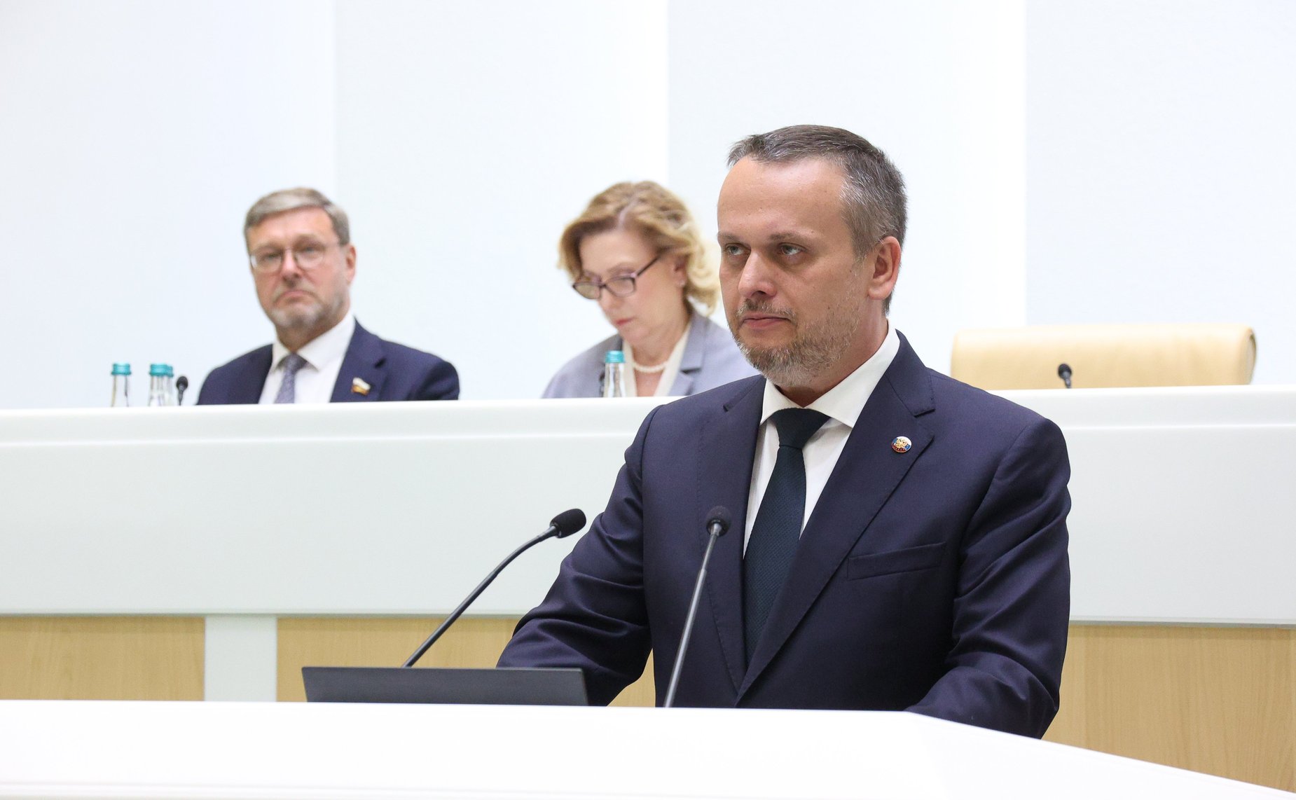 Министр транспорта Российской Федерации Андрей Никитин