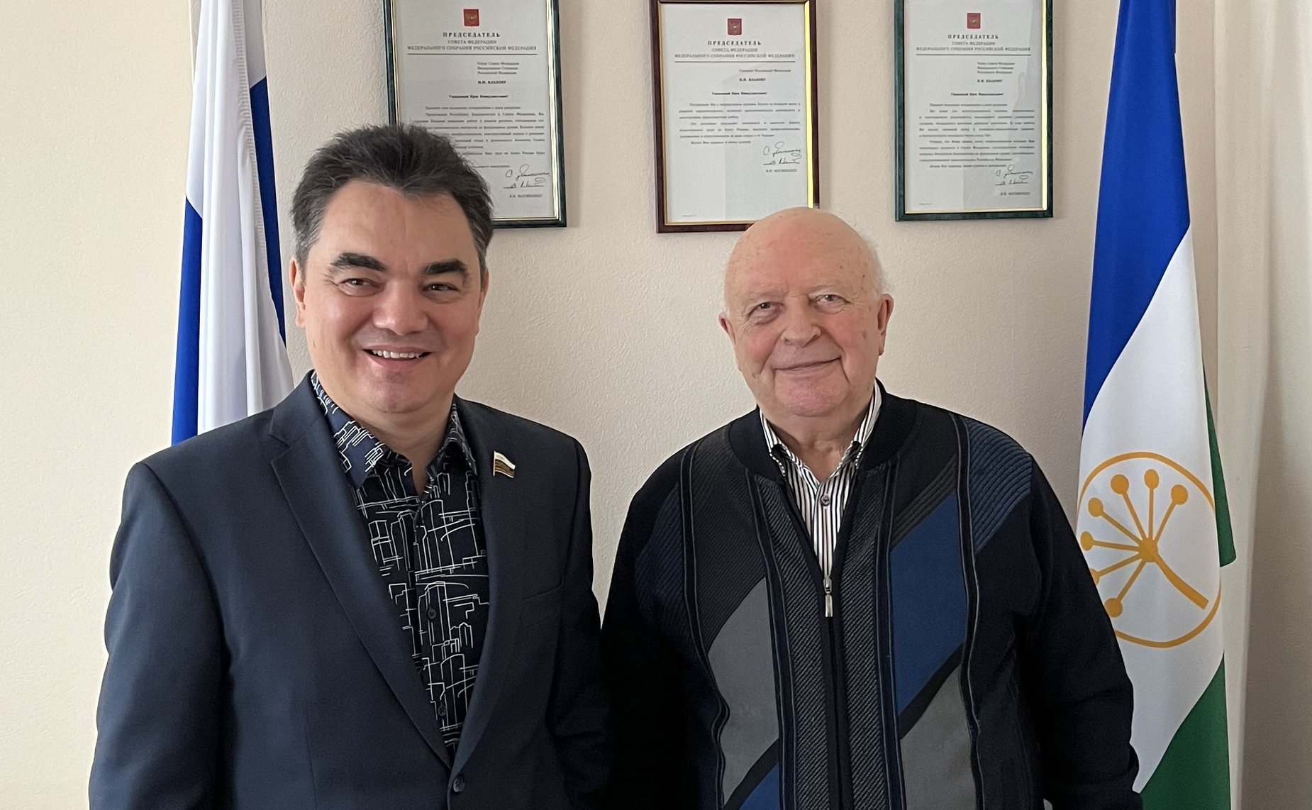 Ирек Ялалов провел рабочую встречу с председателем совета директоров Мостоотряда № 30 ЗАО «Уралмостострой» Павлом Рябухиным