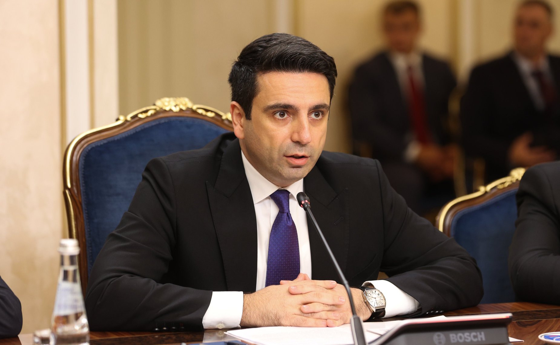 Встреча Председателя СФ Валентины Матвиенко с Председателем Национального Собрания Республики Армения Аленом Симоняном