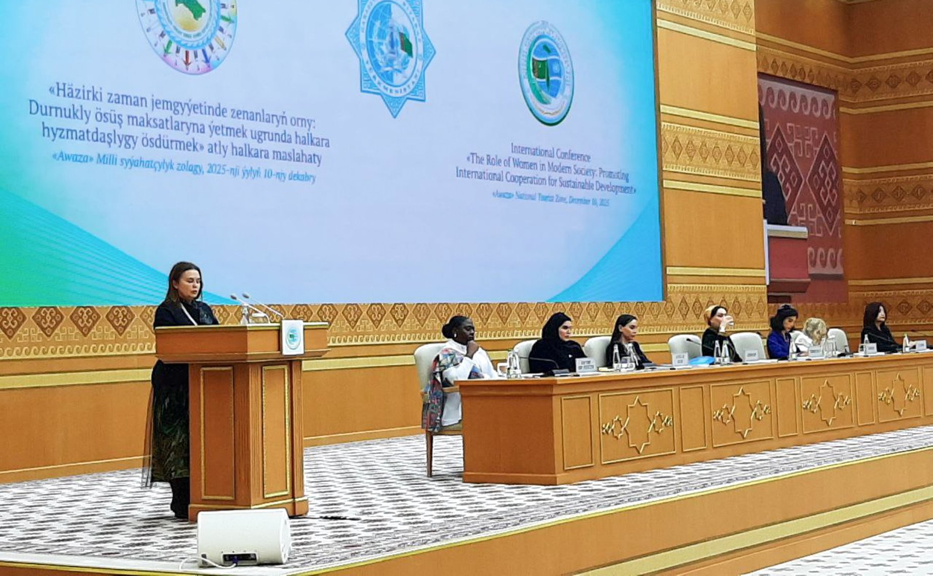 Сенатор РФ Жанна Чефранова выступила на Международной конференции «Роль женщин в современном обществе: развитие международного сотрудничества во имя устойчивого развития»