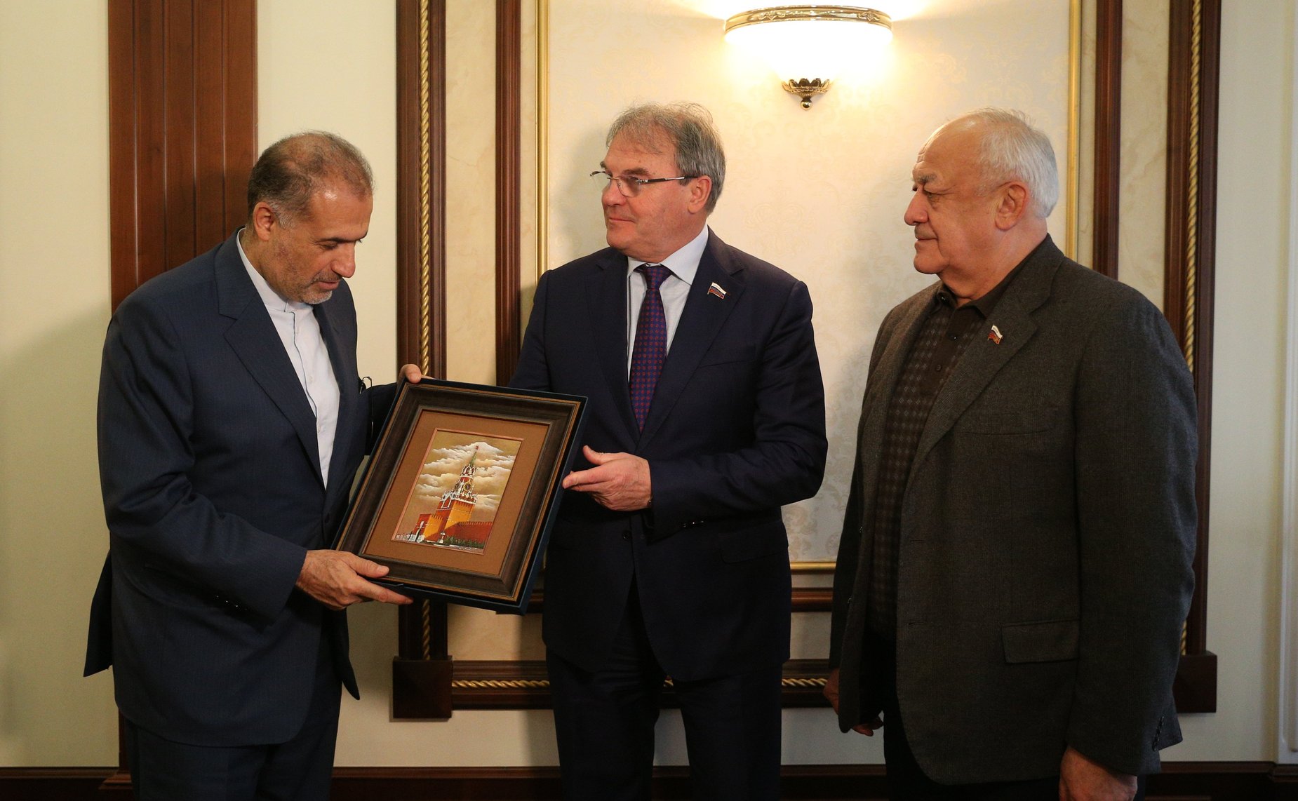 Встреча членов группы по сотрудничеству СФ с Собранием Исламского Совета Исламской Республики Иран с Чрезвычайным и Полномочным Послом Исламской Республики Иран в РФ