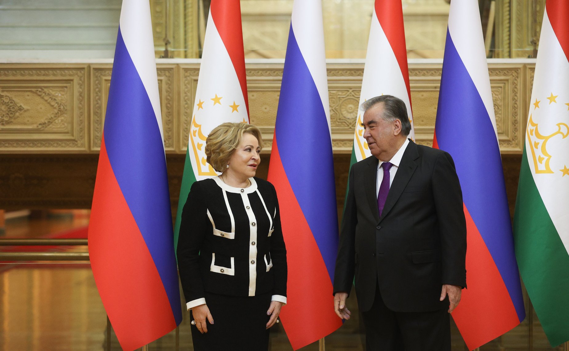 Встреча Председателя Совета Федерации Валентины Матвиенко с Президентом Республики Таджикистан Эмомали Рахмоном