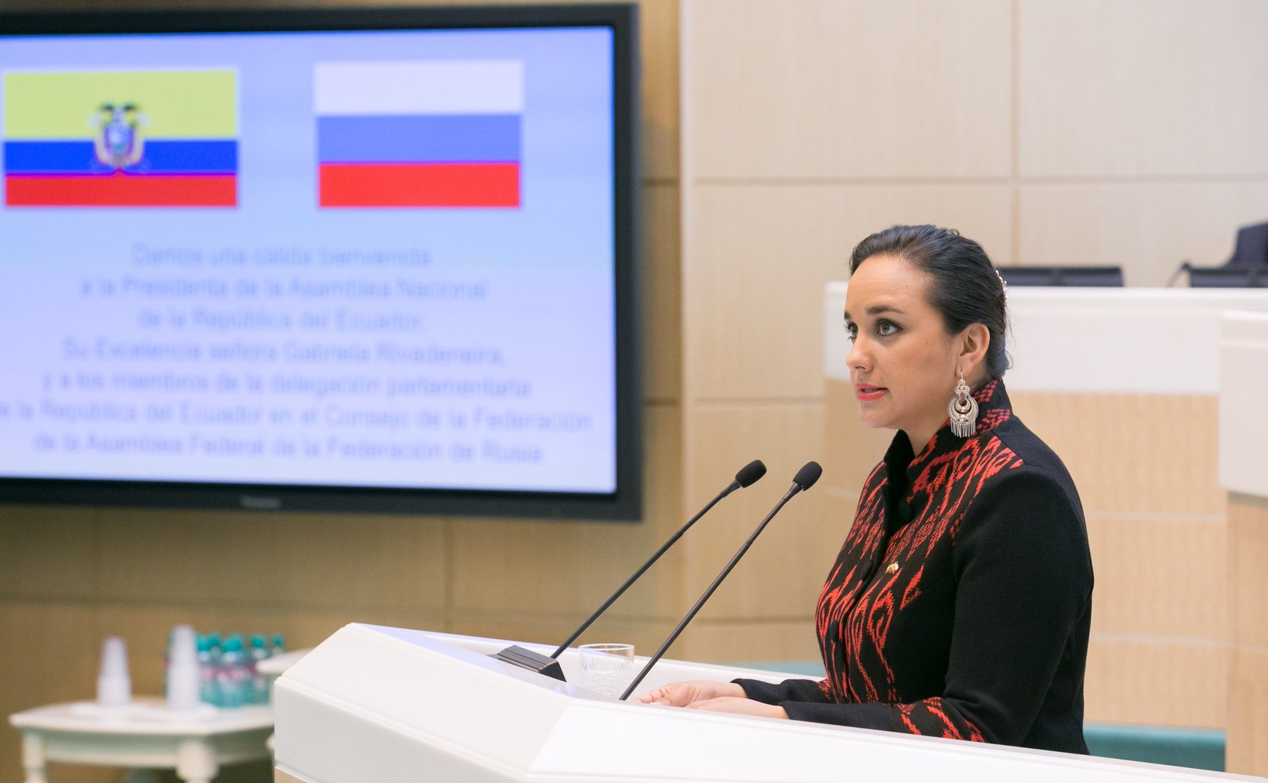 Выступление Г. Риваденейры на 390-м заседании