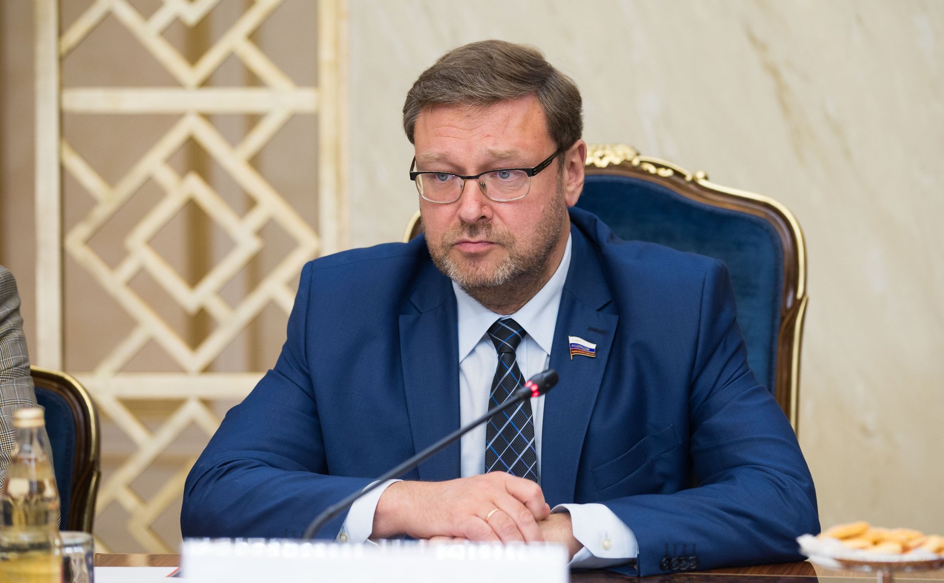 Встреча Константина Косачева с Генеральным секретарем Йеменской социалистической партии Абдель Рахманом Ас-Саккафом