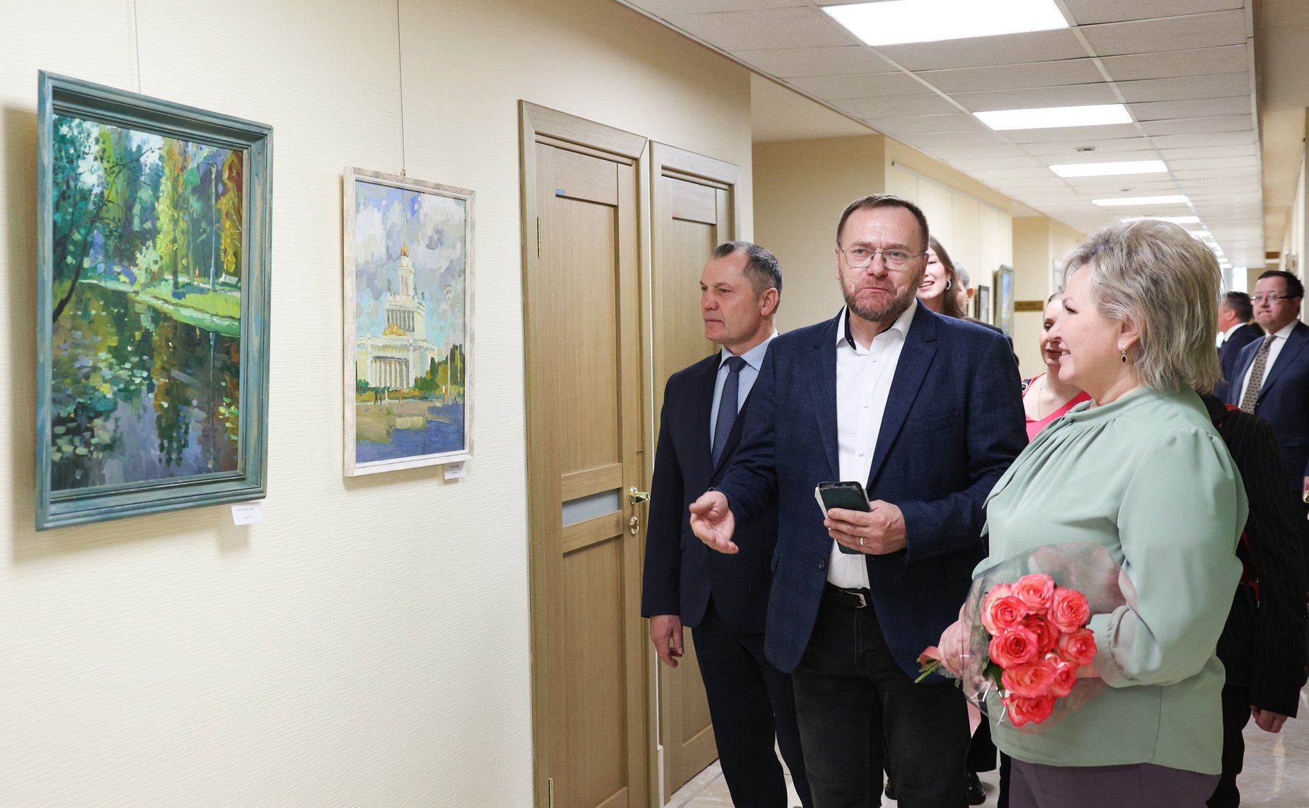 Открытие выставки «Просторы Родины любимой»