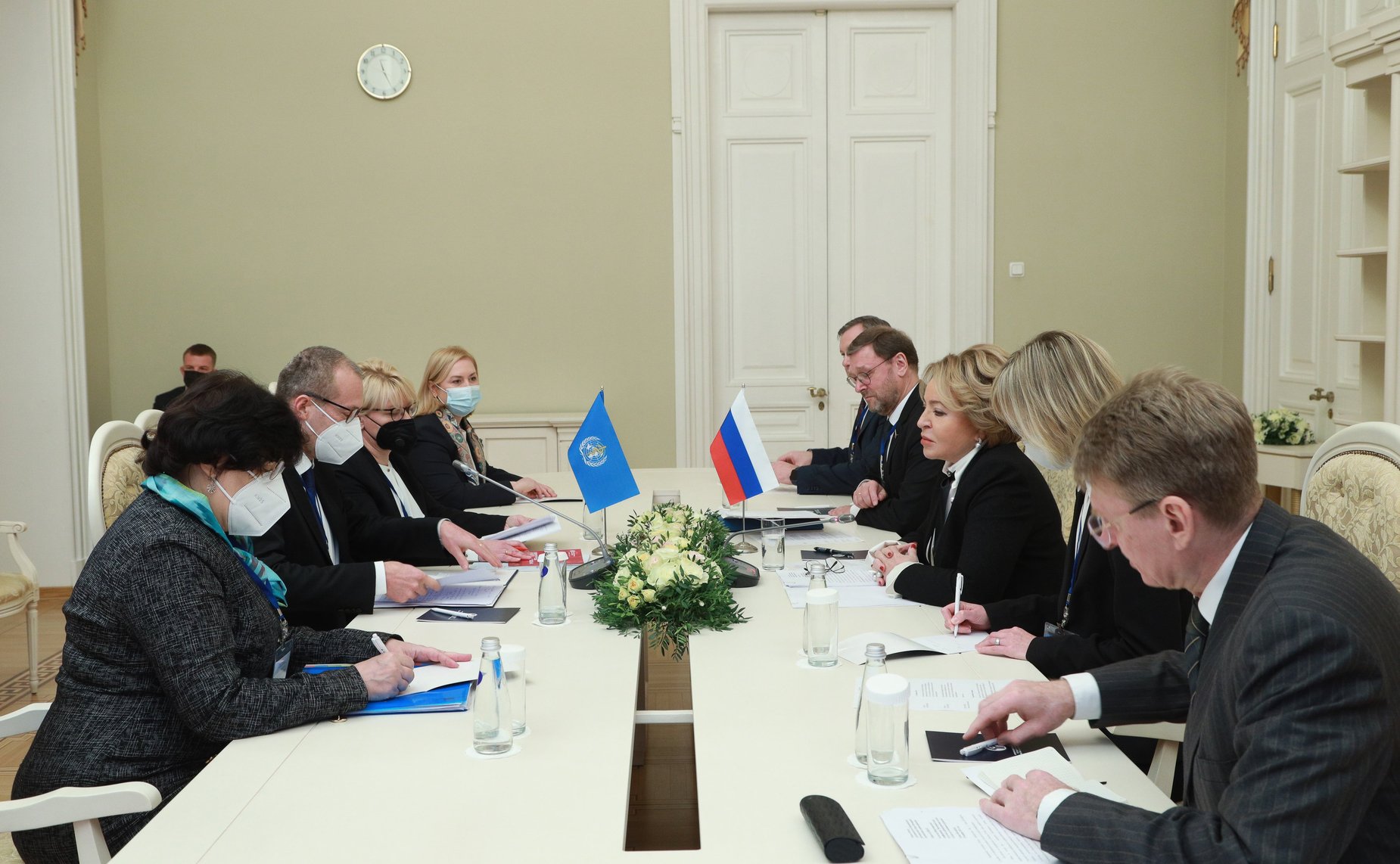 Валентина Матвиенко встретилась с руководителем Европейского регионального бюро Всемирной организации здравоохранения Хансом Клюге