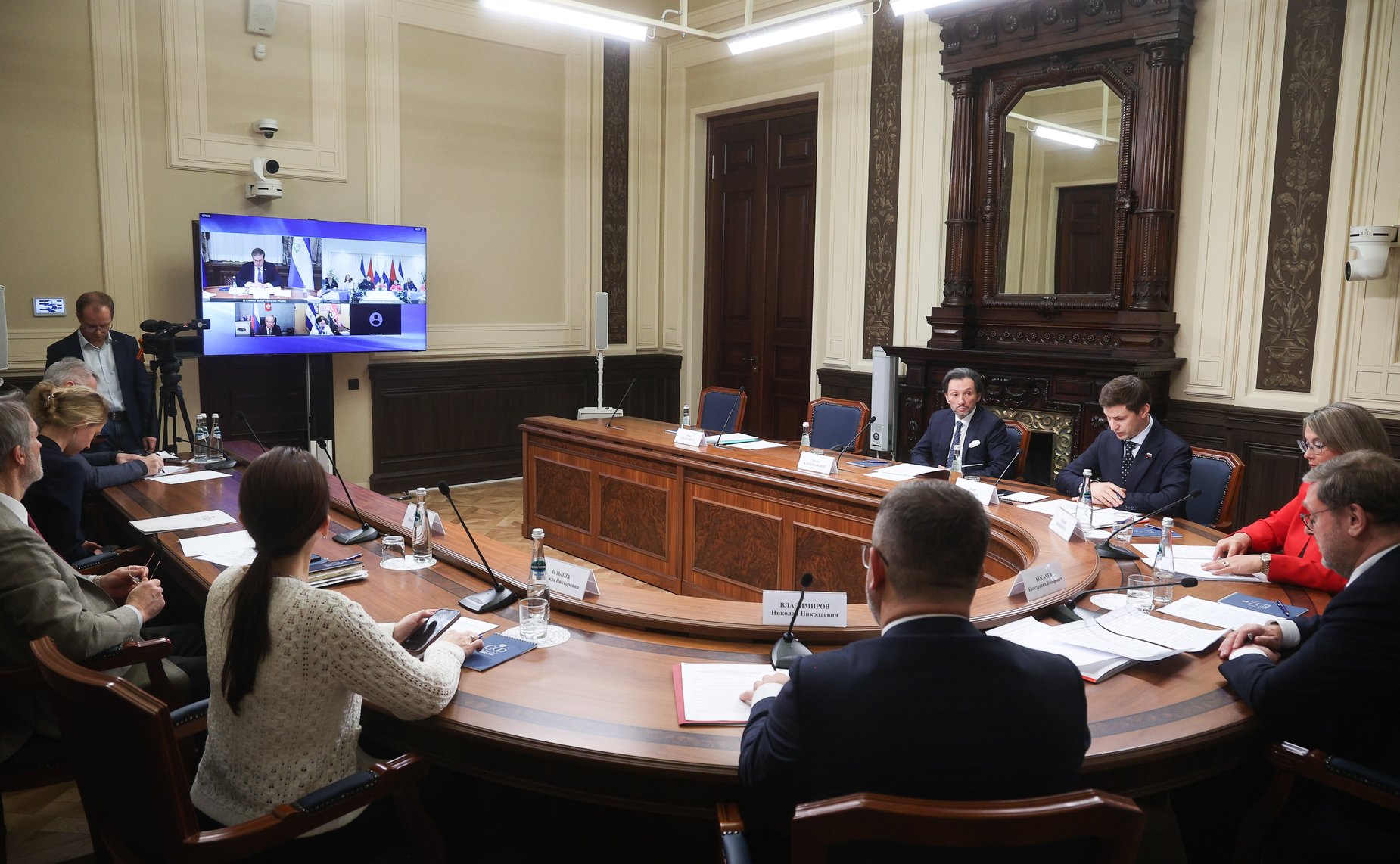 Совместное заседание групп по сотрудничеству Совета Федерации и Национальной ассамблеи Республики Никарагуа по случаю 10-й годовщины установления Дня дружбы между Россией и Никарагуа