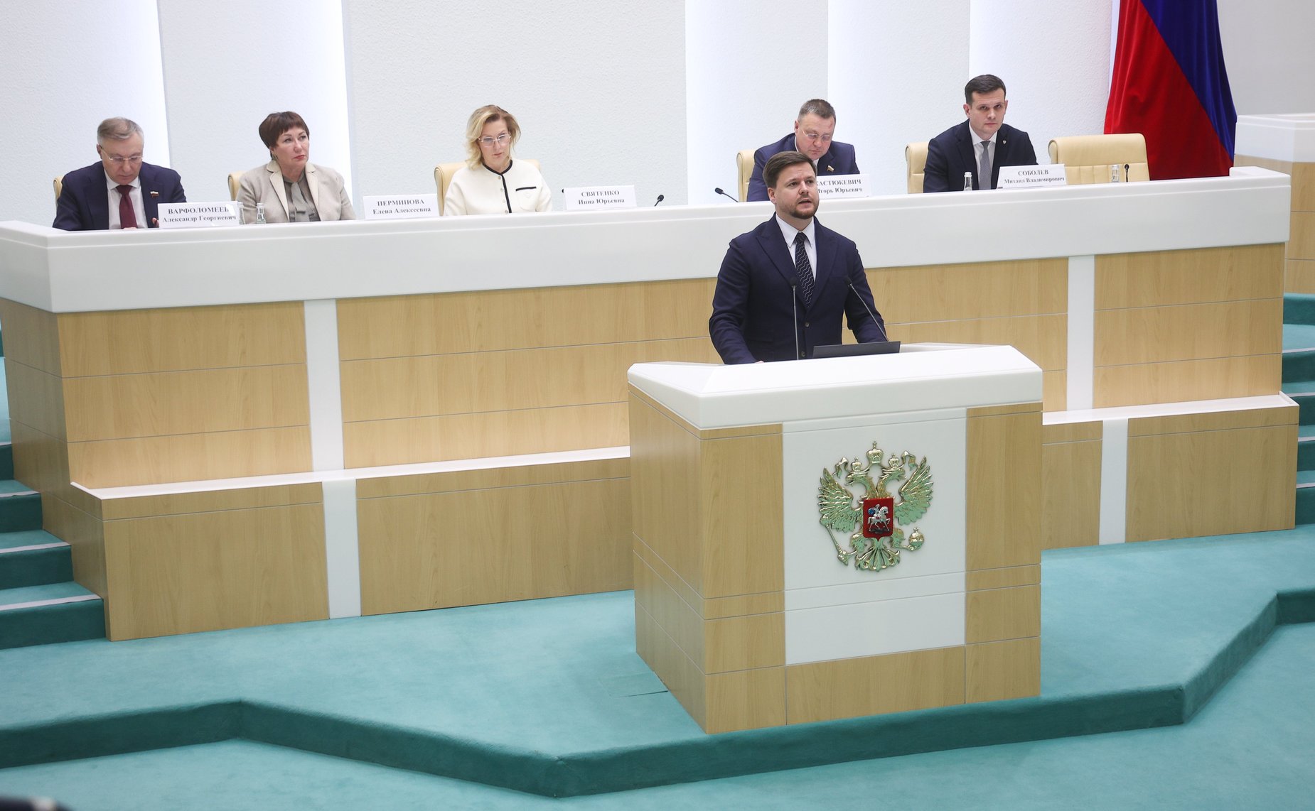 Заседание Палаты молодых законодателей при Совете Федерации