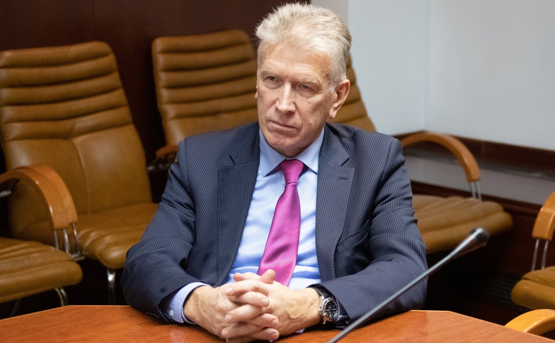 Встреча А. Пушкова с представителями иностранных СМИ