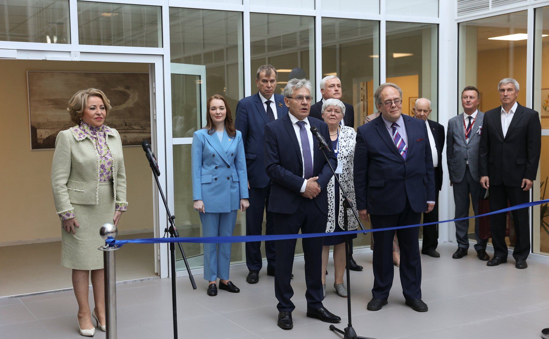 Валентина Матвиенко приняла участие в торжественном открытии нового здания Санкт-Петербургского филиала Архива Российской академии наук