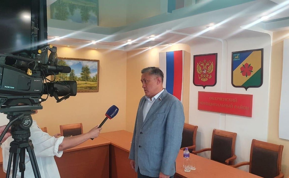 Юрий Валяев посетил Облученский район Еврейской автономной области