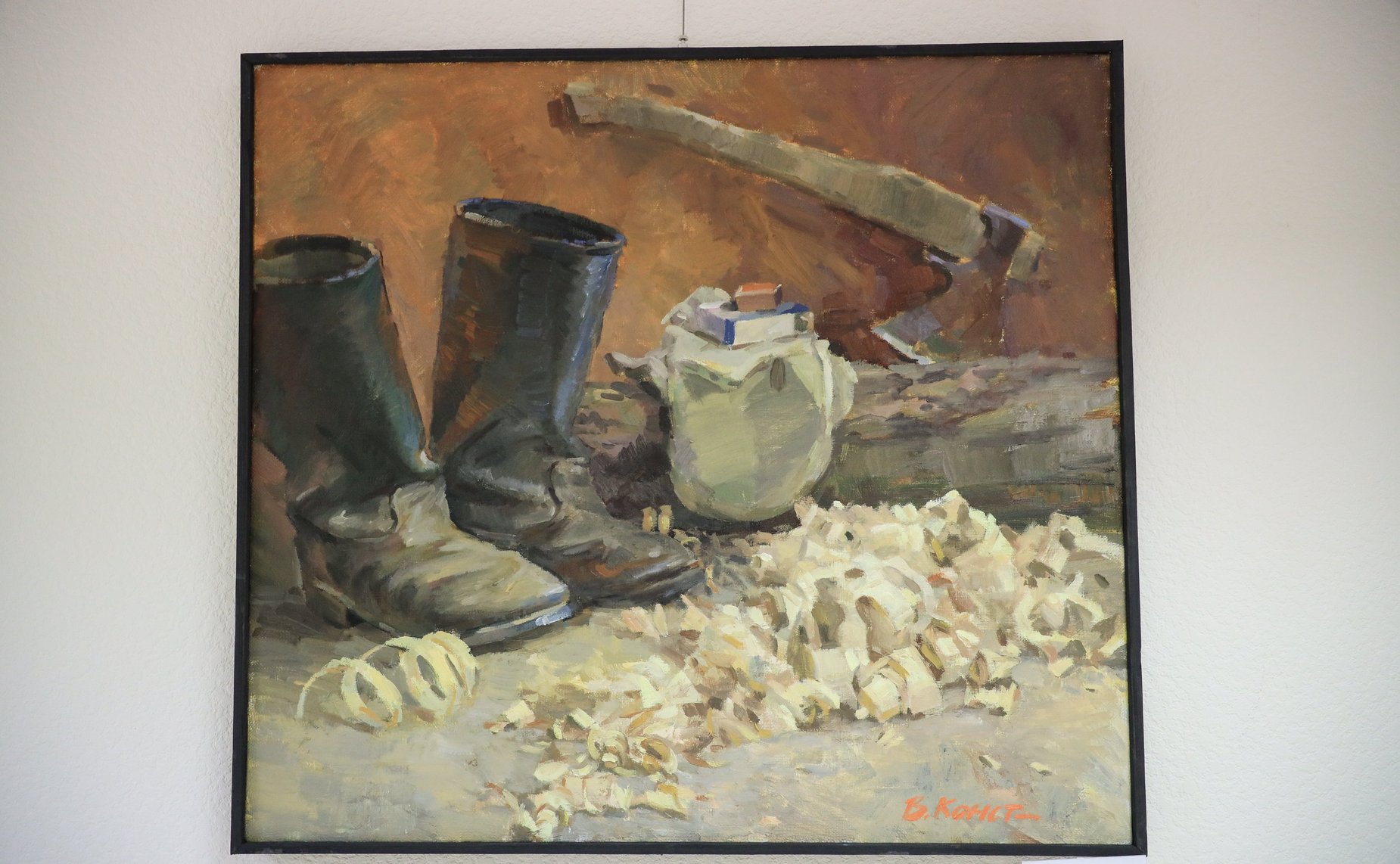 Открытие в Совете Федерации выставки художника Валерия Константинова «Россия негасимый свет»