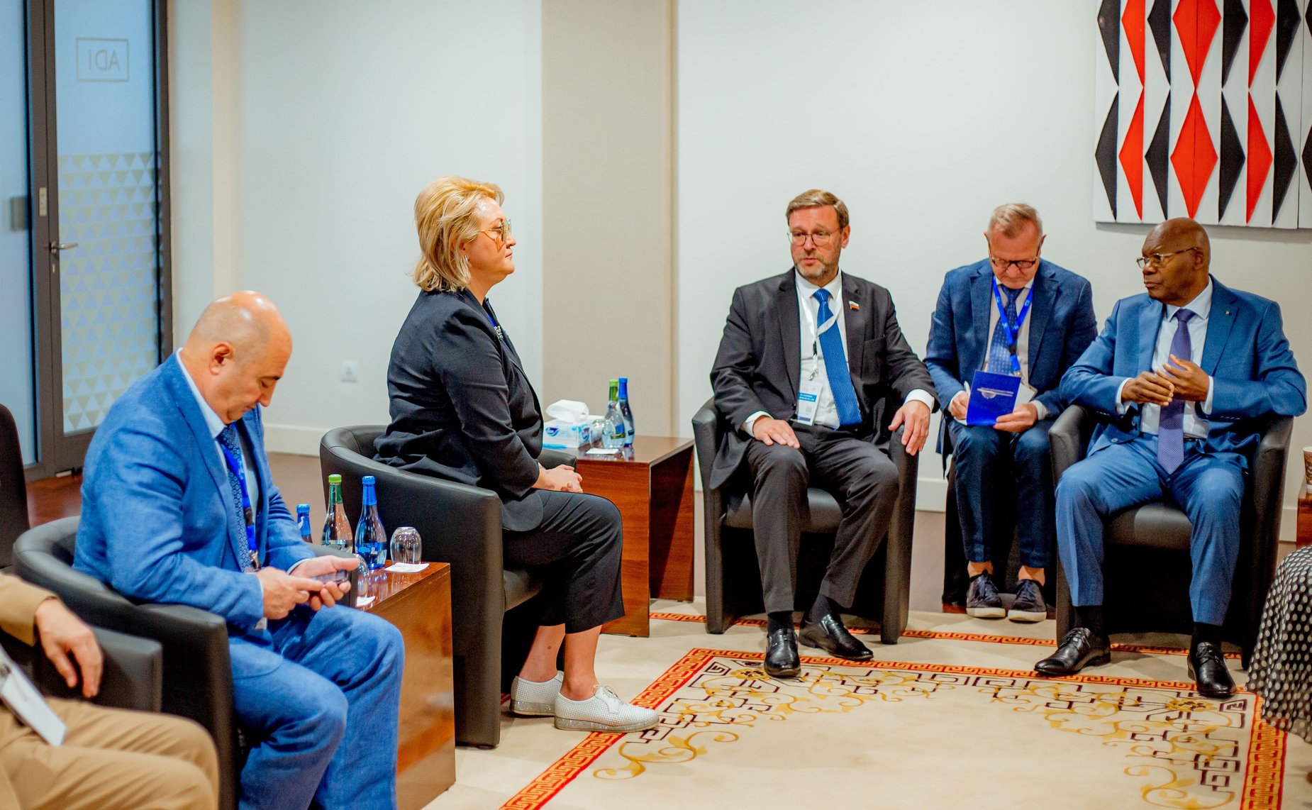 Встреча заместителя Председателя СФ Константина Косачева с Председателем Сената Руанды Августином Иямуремье