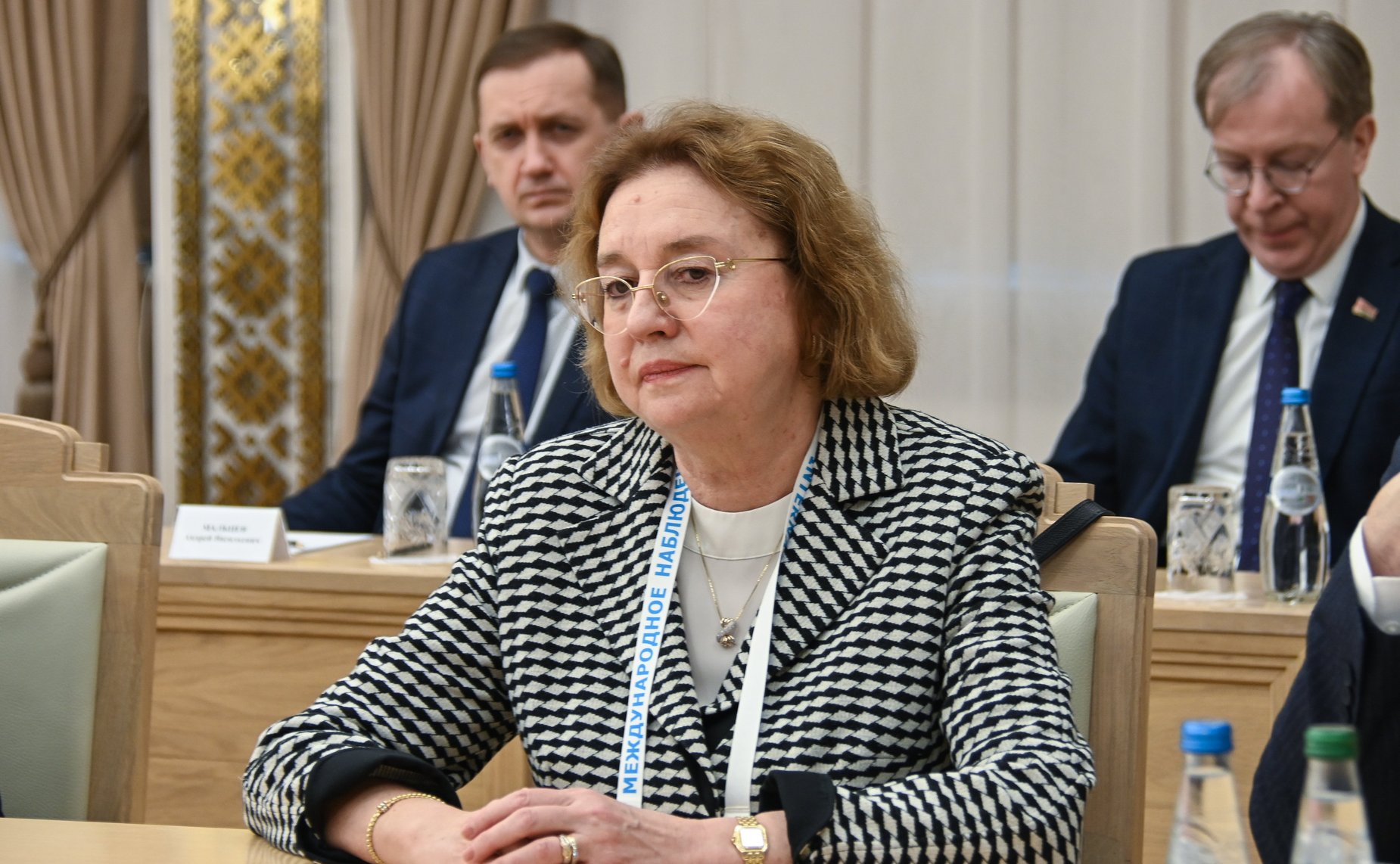 Российские законодатели в рамках визита провели встречу с Председателем Совета Республики Национального собрания Республики Беларусь Натальей Кочановой