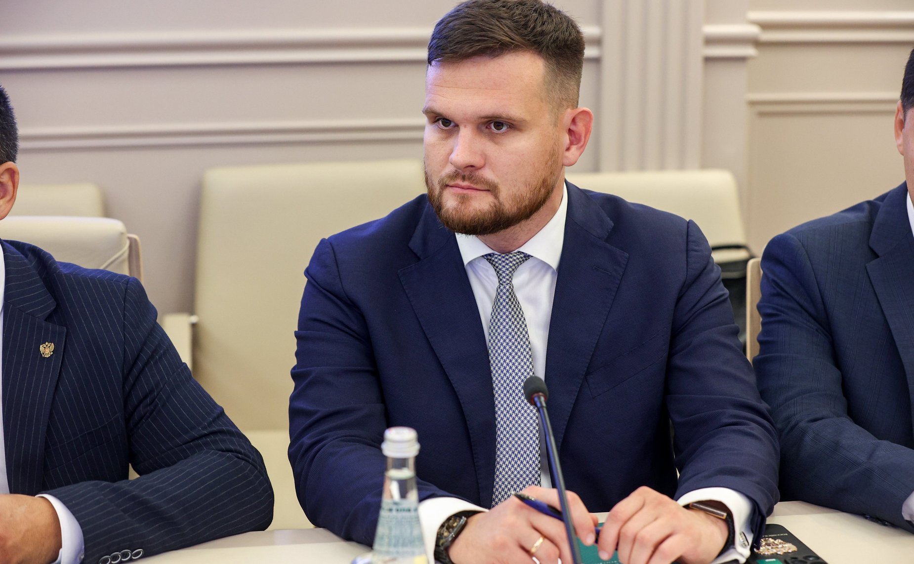 Встреча первого заместителя председателя Комитета СФ по социальной политике Александра Варфоломеева с молодыми парламентариями Боливарианской Республики Венесуэлла при участии членов Палаты молодых законодателей при Совете Федерации