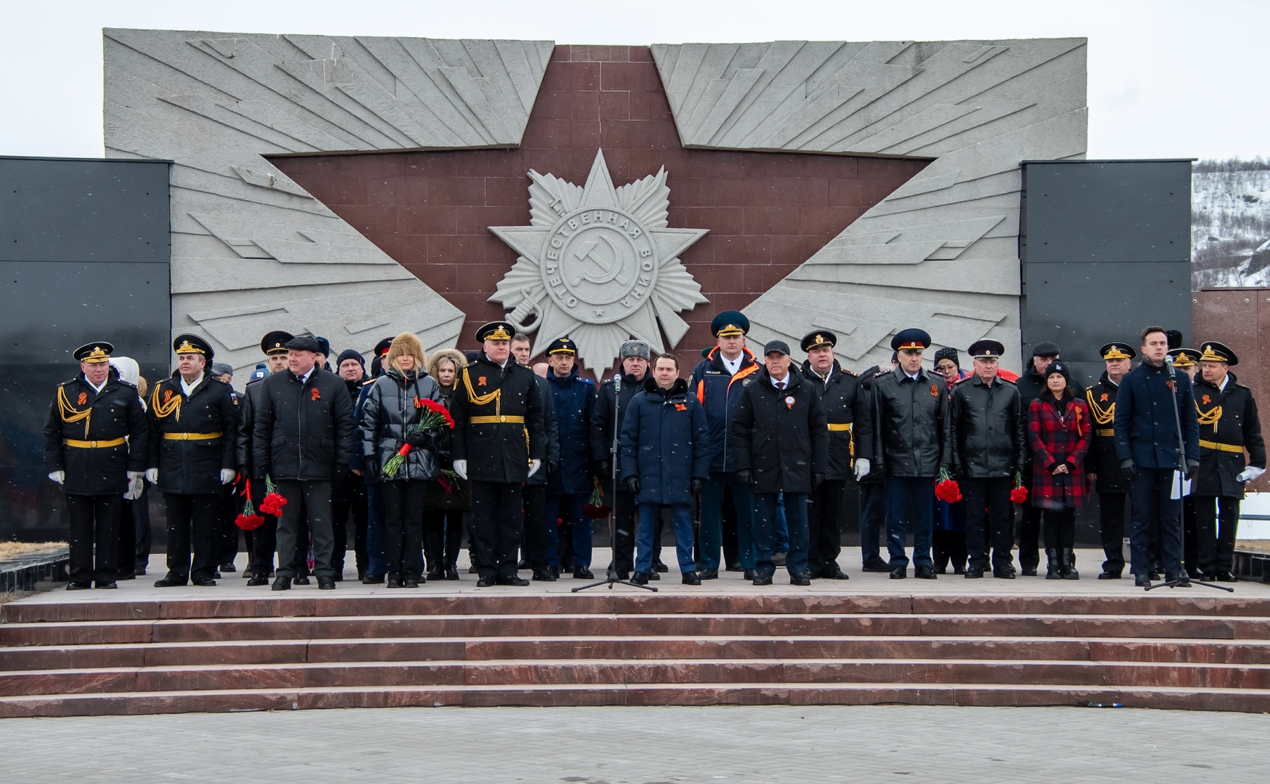Татьяна Сахарова приняла участие в торжественном митинге в Мурманской области