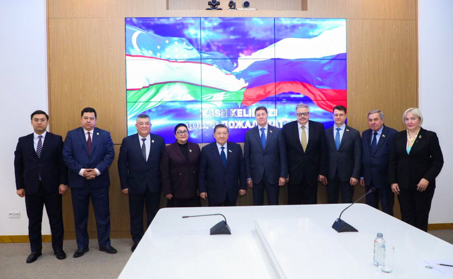 Встреча председателя Комитета СФ по федеративному устройству, региональной политике, МСУ и делам Севера Андрея Шевченко с председателем Ташкентского городского Кенгаша народных депутатов Рустамом Калановым