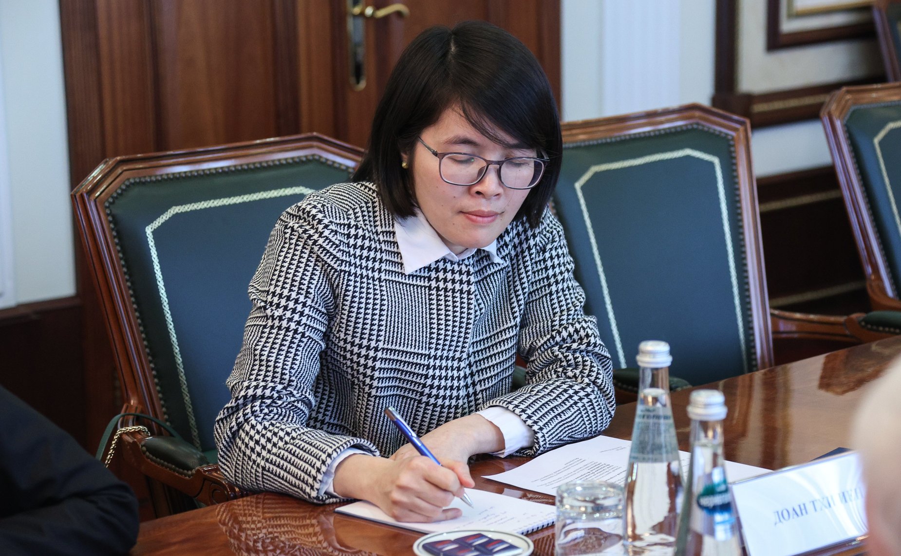 Встреча первого заместителя Председателя СФ Андрея Яцкина с Чрезвычайным и Полномочным Послом Социалистической Республики Вьетнам в Российской Федерации