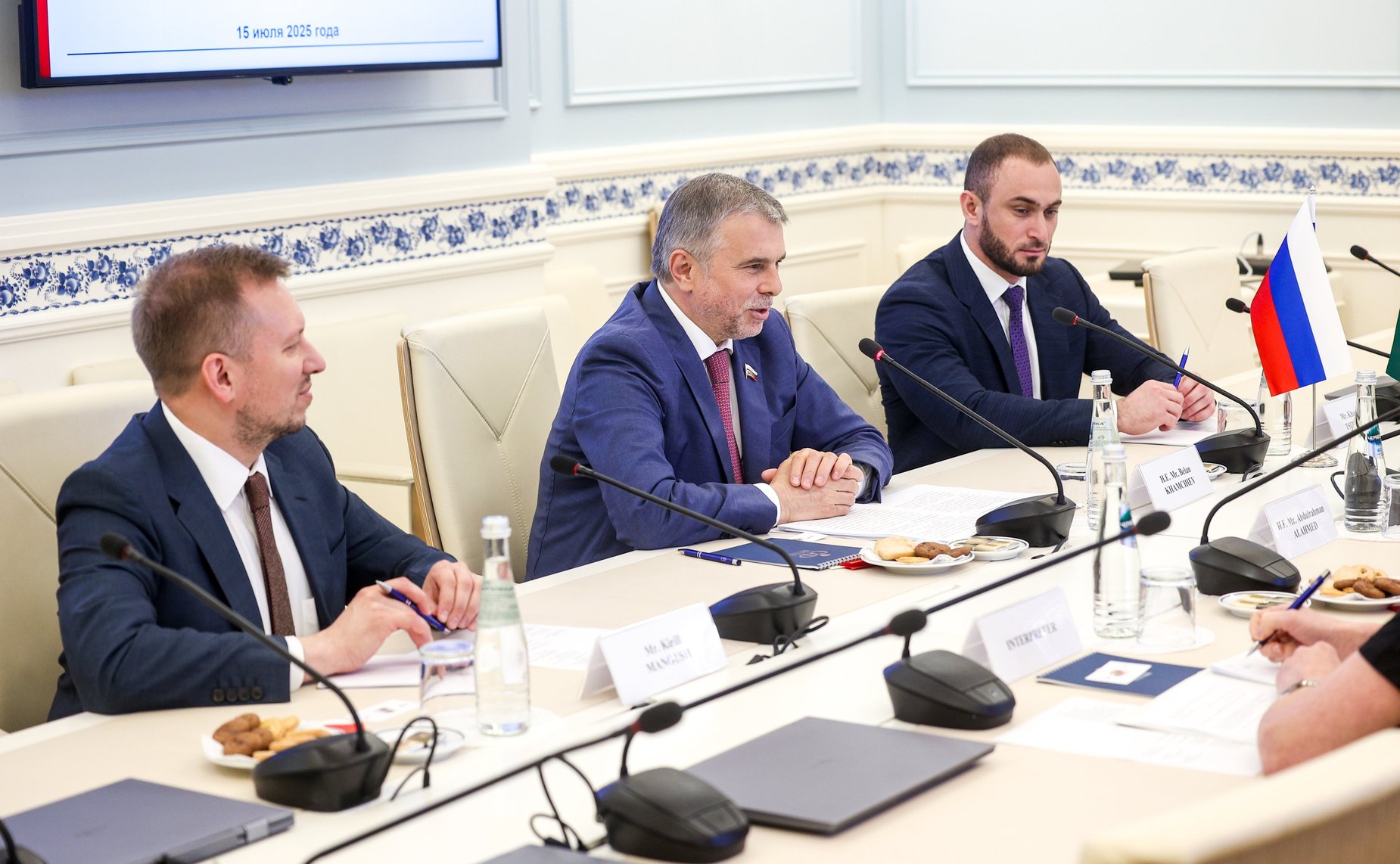Встреча Белана Хамчиева с Консультативным советом Королевства Саудовская Аравия с Чрезвычайным и Полномочным Послом Королевства Саудовская Аравия в Российской Федерации