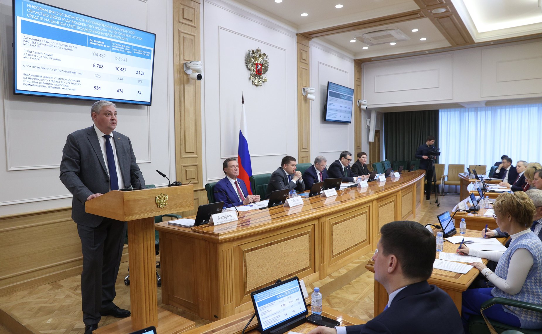 Расширенное заседание Комитета СФ по бюджету и финансовым рынкам (в рамках Дней Архангельской области в СФ)