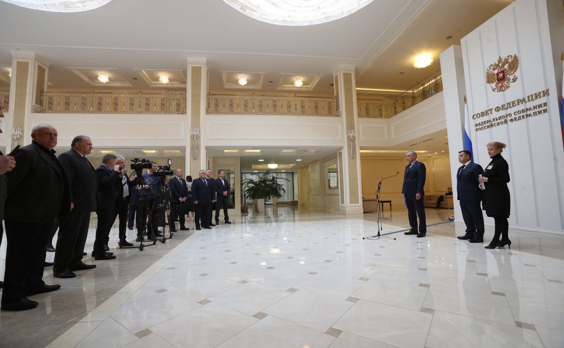 Открытие в Совете Федерации выставки «180 миль до Ленинграда: История Таллинского прорыва на современной морской карте»