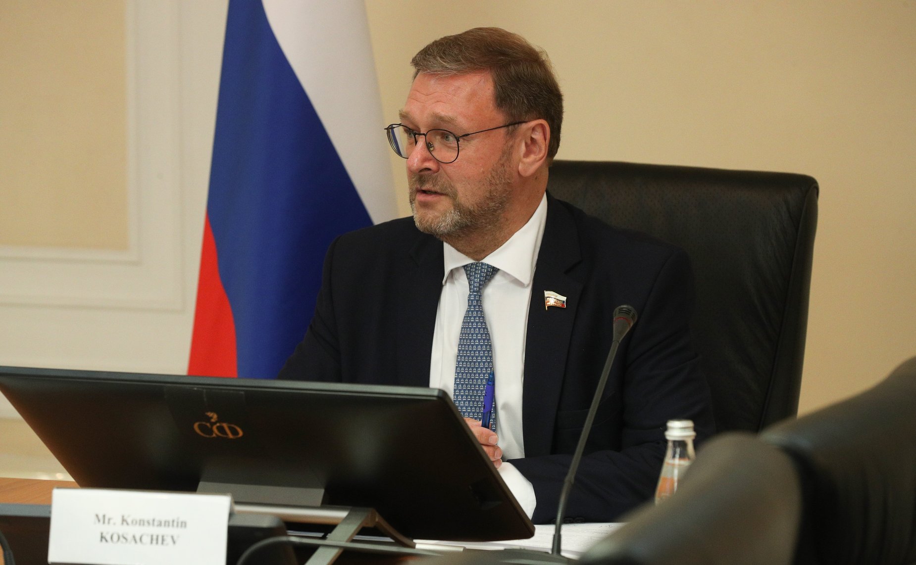 Константин Косачев и Григорий Карасин приняли участие в восьмом совместном координационном заседании в формате видеоконференцсвязи, посвященном подготовке Всемирной конференции по межкультурному и межрелигиозному диалогу