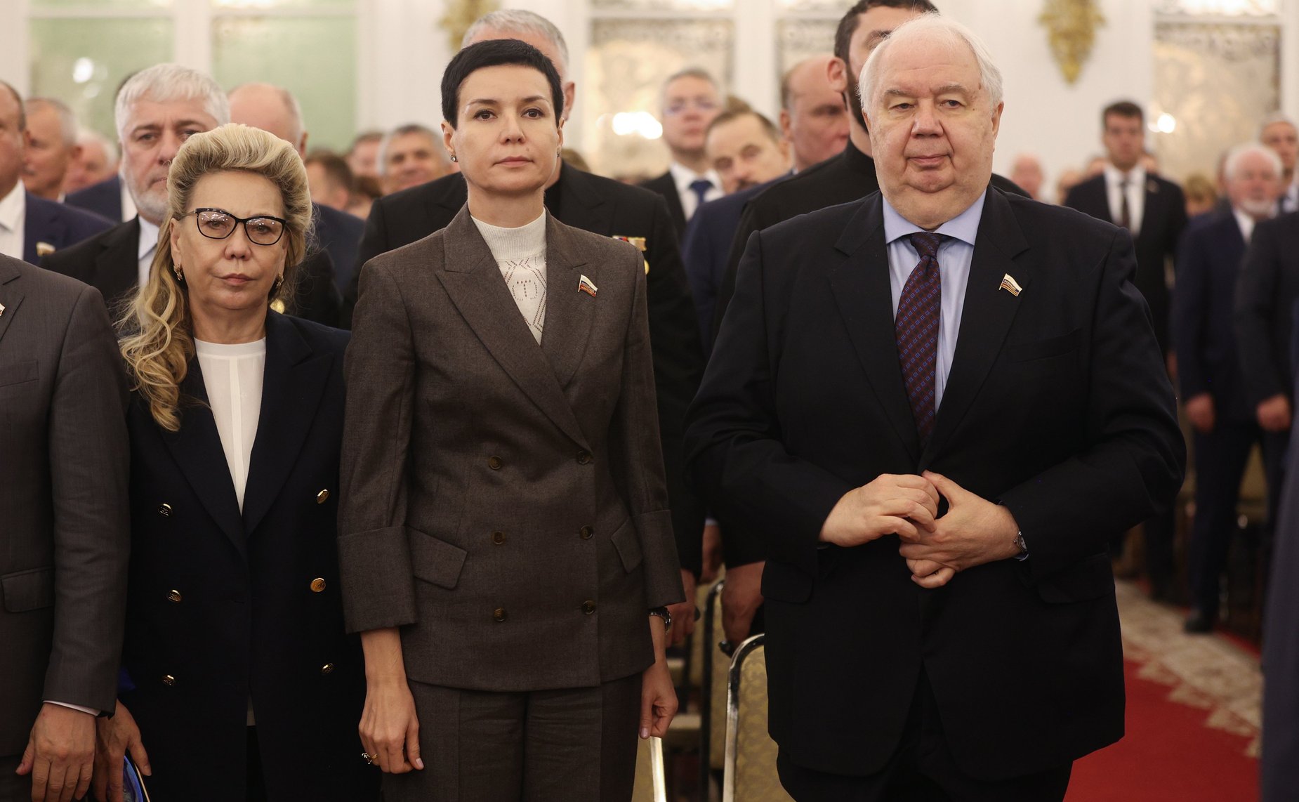 Церемония подписания договоров о принятии ДНР, ЛНР, Запорожской и Херсонской областей в состав России