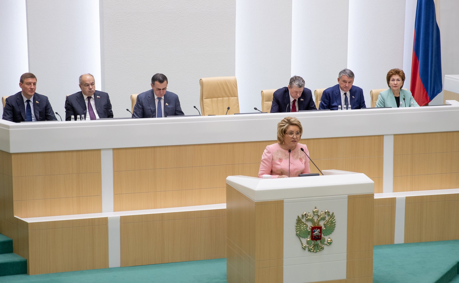 Выступление В. Матвиенко на 464-м заседании Совета Федерации