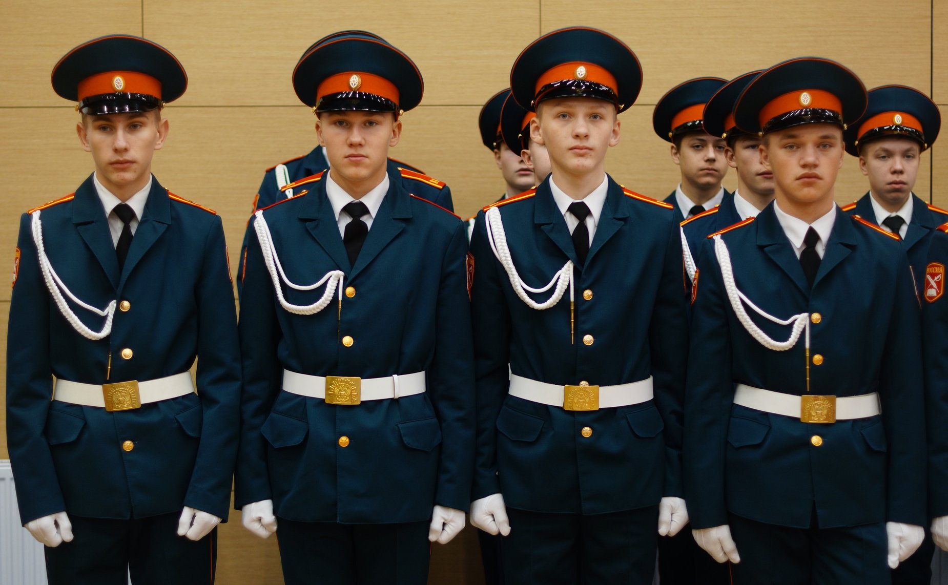 Церемония посвящения в кадеты прошла в образовательном центре — кадетской школе «Корабелы Прионежья»