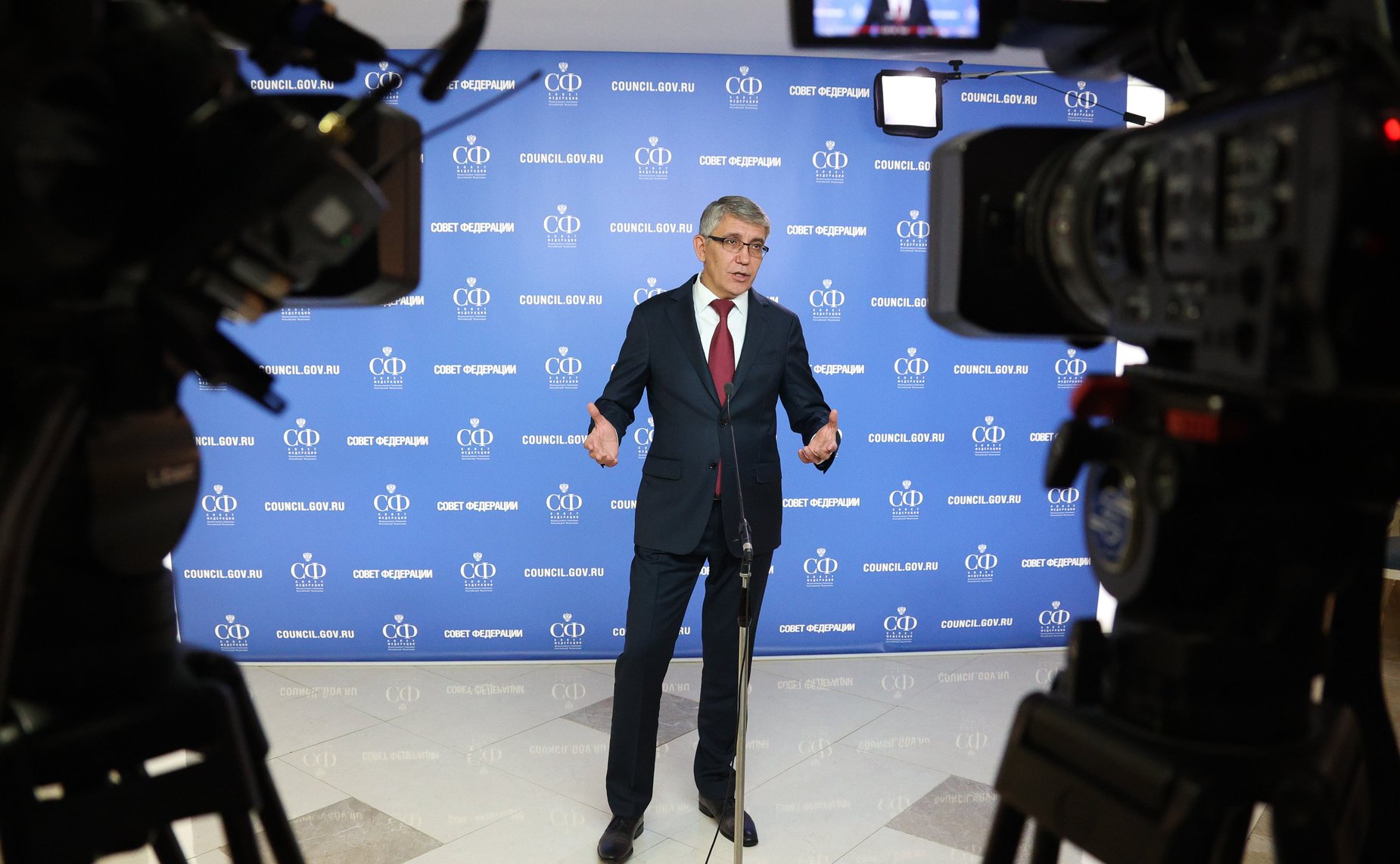 Пресс-подход Губернатора Тульской области Дмитрия Миляева