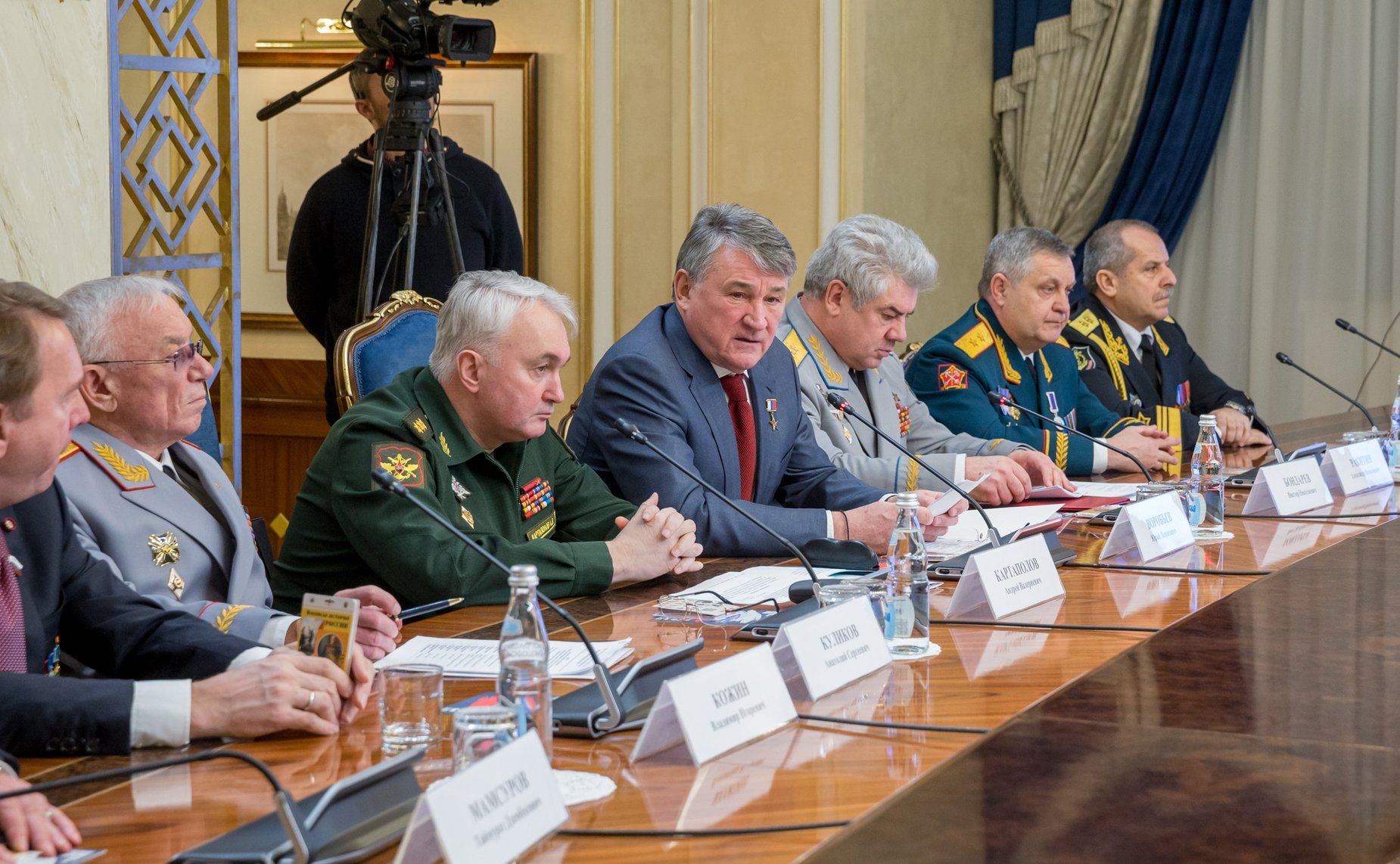 Совместное заседание Комитета СФ по обороне и безопасности и Клуба военачальников РФ, посвященное Дню защитника Отечества