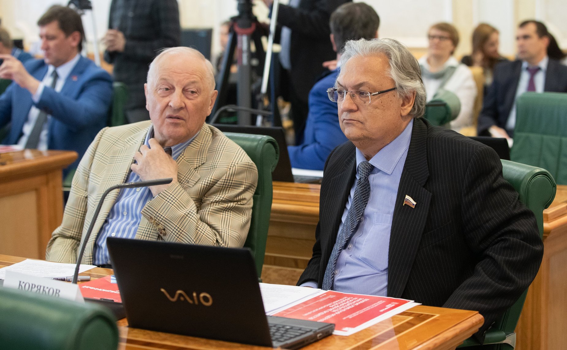 Эдуард Россель и Александр Коряков