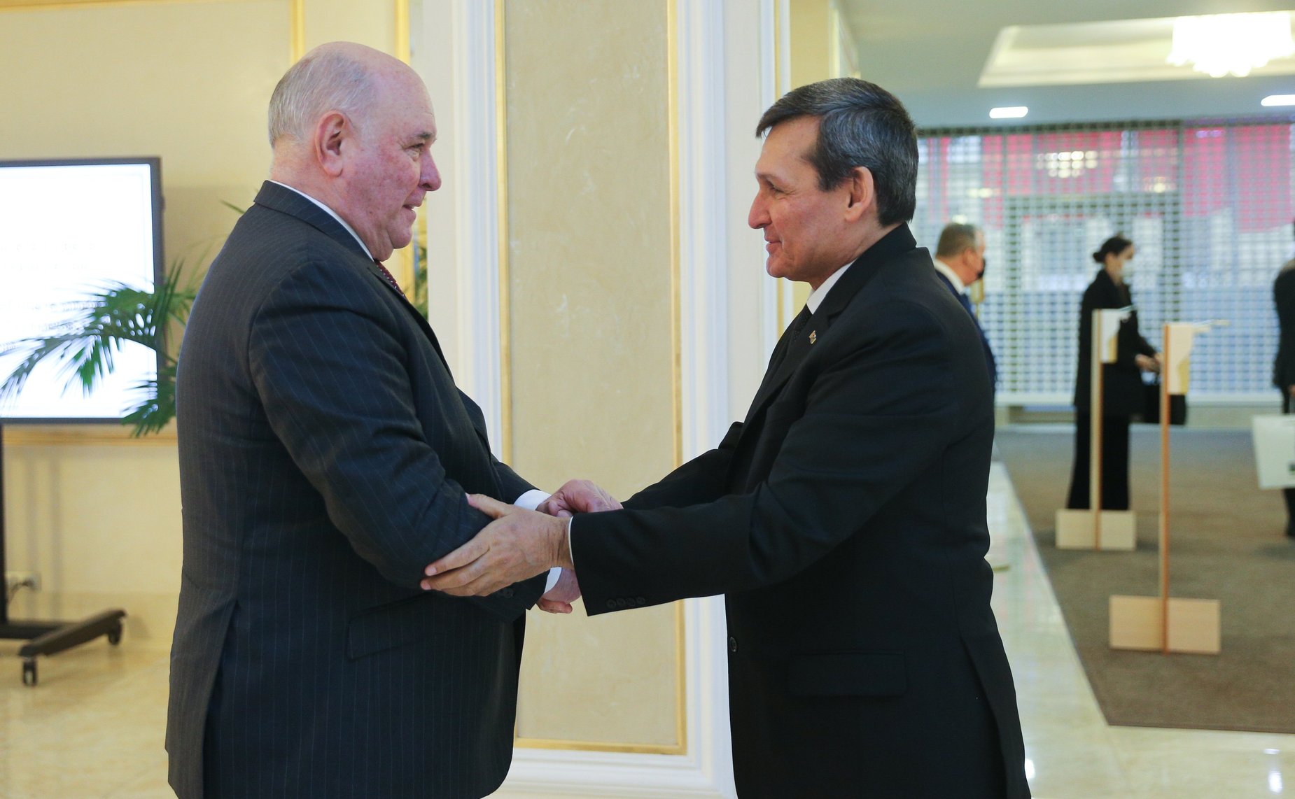 Встреча председателя Комитета СФ по международным делам Григория Карасина с заместителем Председателя Кабинета министров, Министром иностранных дел Туркменистана