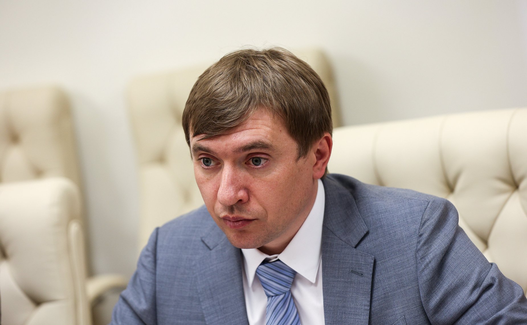 Встреча сенатора Евгения Богомазова с Министром молодежной политики Вологодской области и руководителем Федерального агентства по делам молодежи Григорием Гуровым