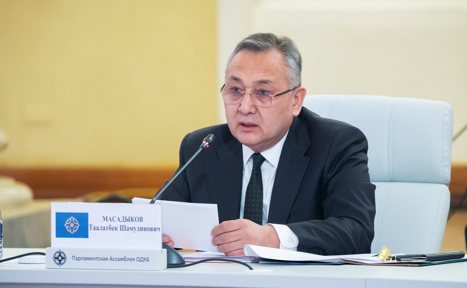 Участие делегации Совета Федерации во главе с заместителем Председателя Совета Федерации в заседании совета ПА ОДКБ