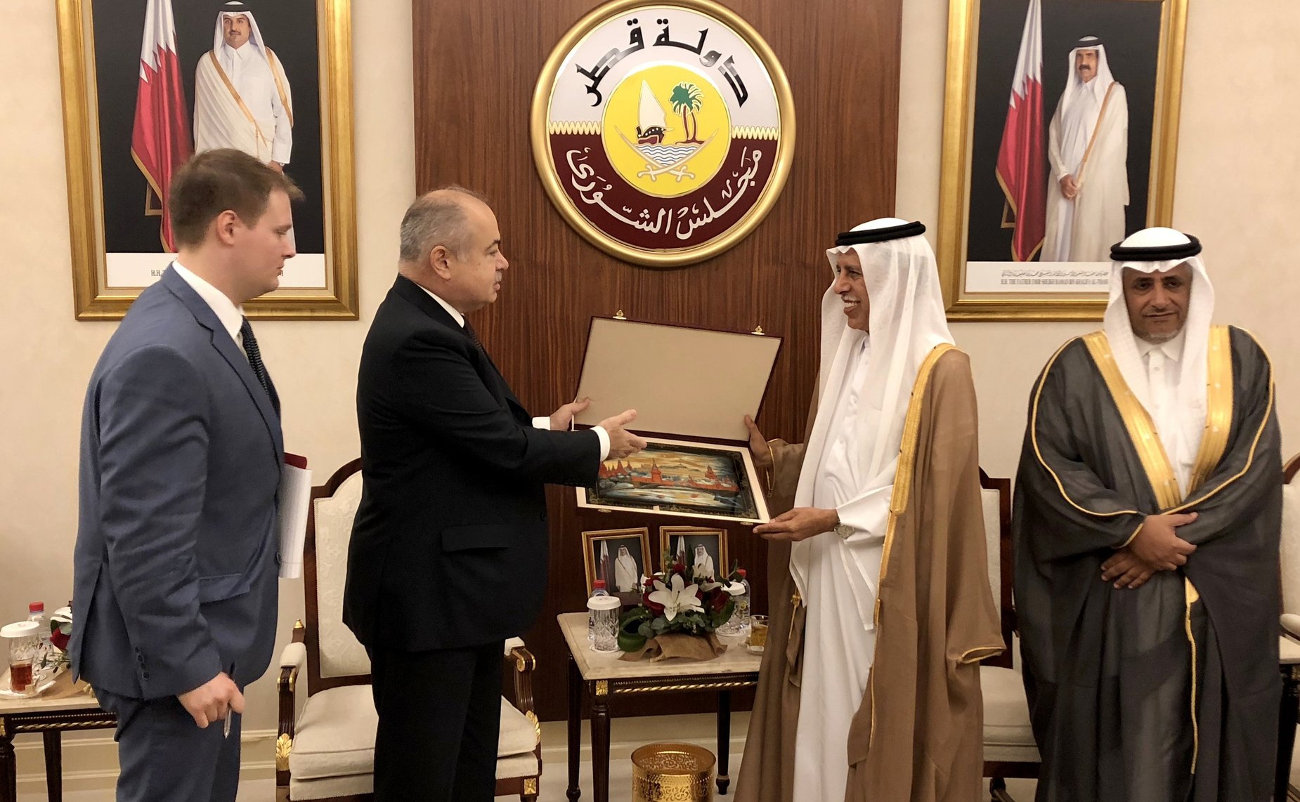 Рабочий визит делегации Совета Федерации во главе с заместителем Председателя СФ Ильясом Умахановым в Государство Катар