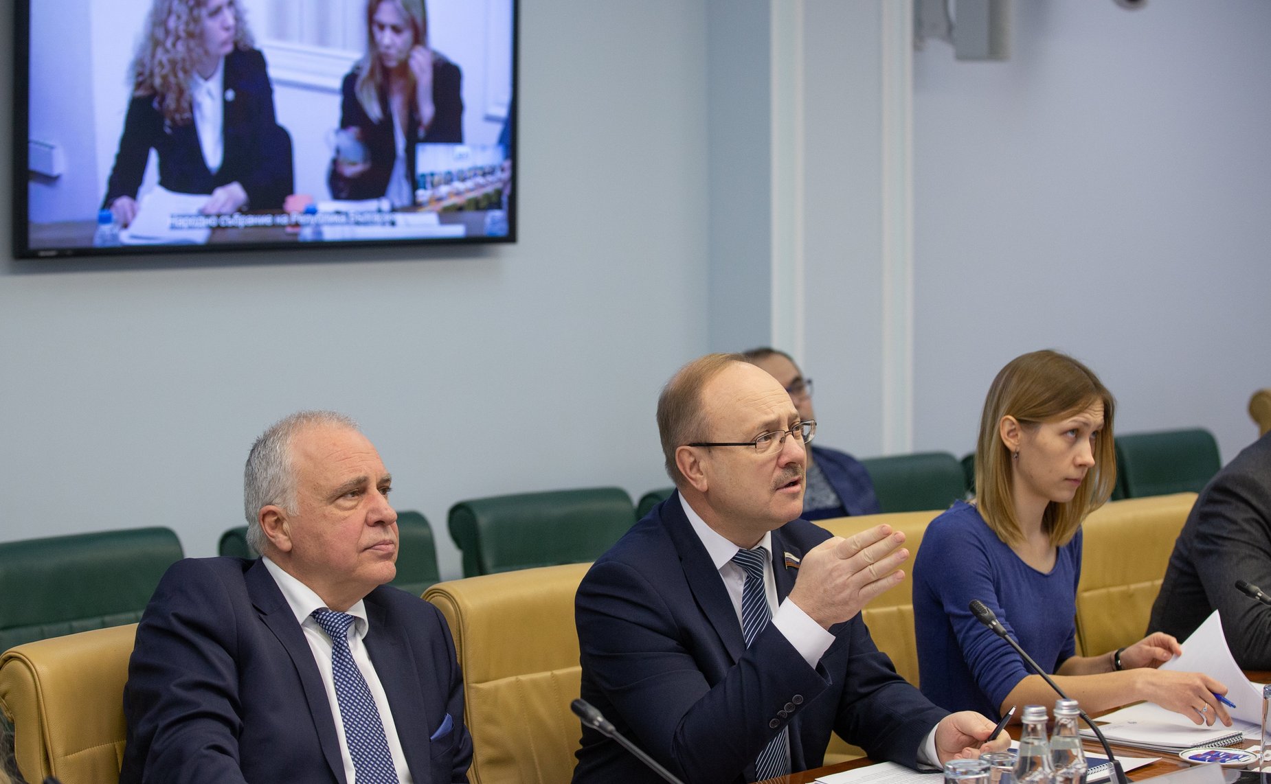 Совместное заседание группы по сотрудничеству СФ с Народным Собранием Республики Болгарии и группы дружбы «Болгария – Россия» в Народном Собрании Республики Болгарии