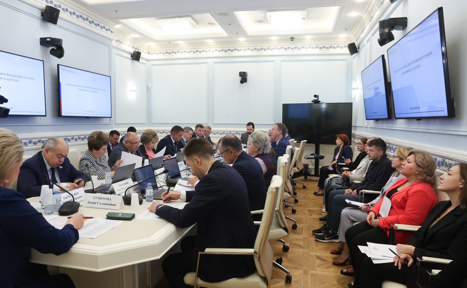 Заседание Комитета Совета Федерации по науке, образованию и культуре