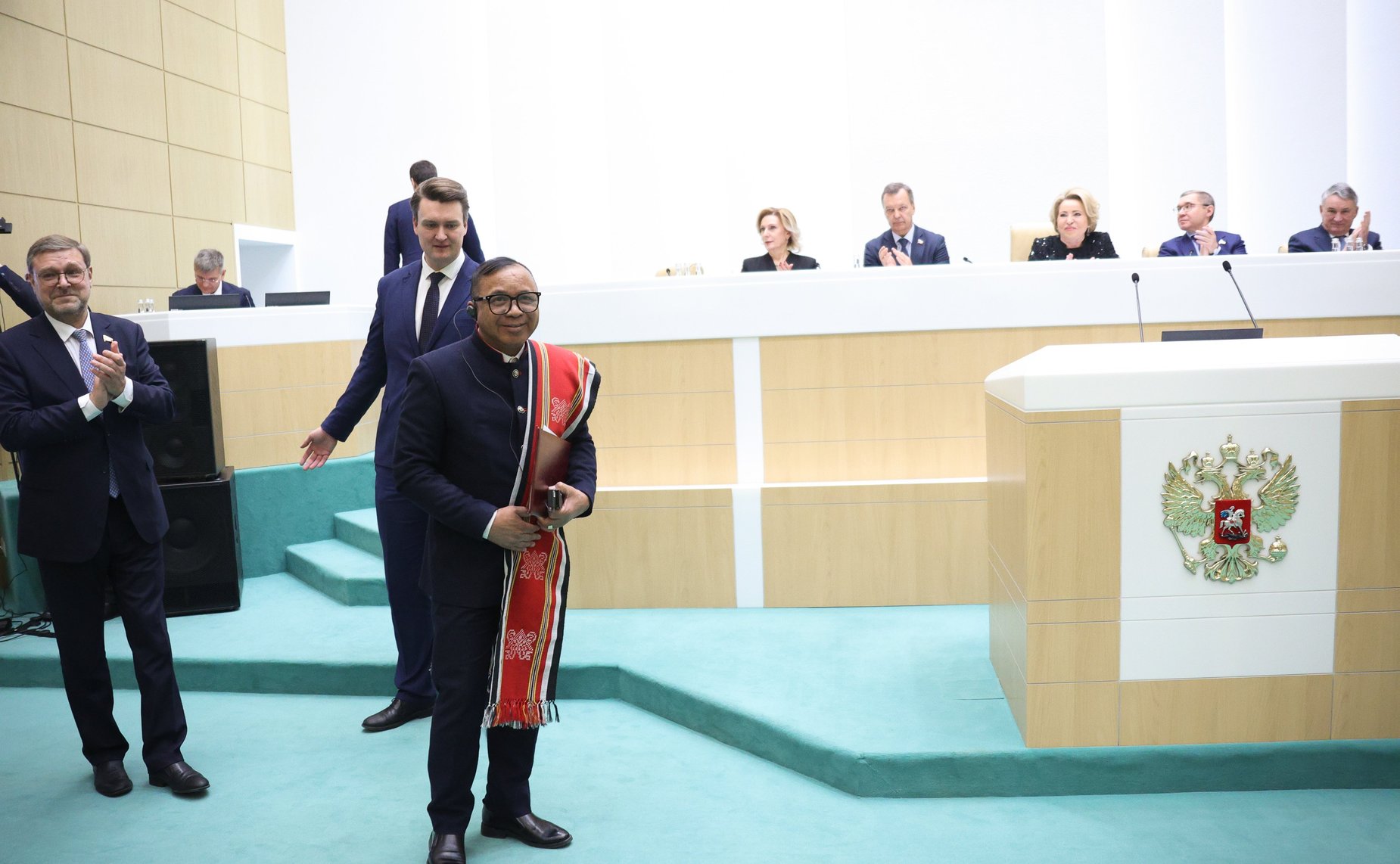 Председатель Сената Республики Мадагаскар Ришар Равалуманана