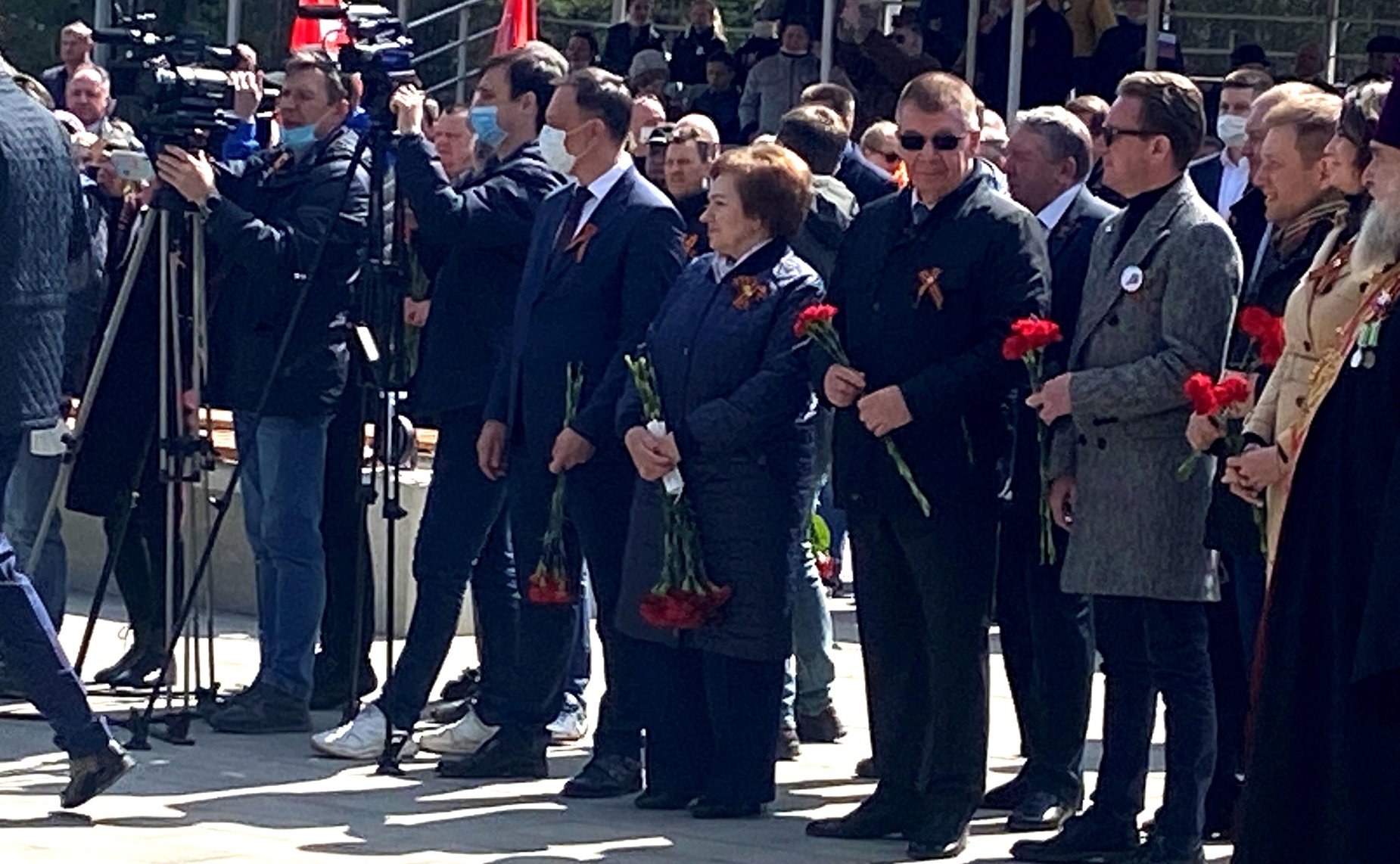 Елена Бибикова приняла участие в открытии мемориала «Знамя Победы» в Псковской области