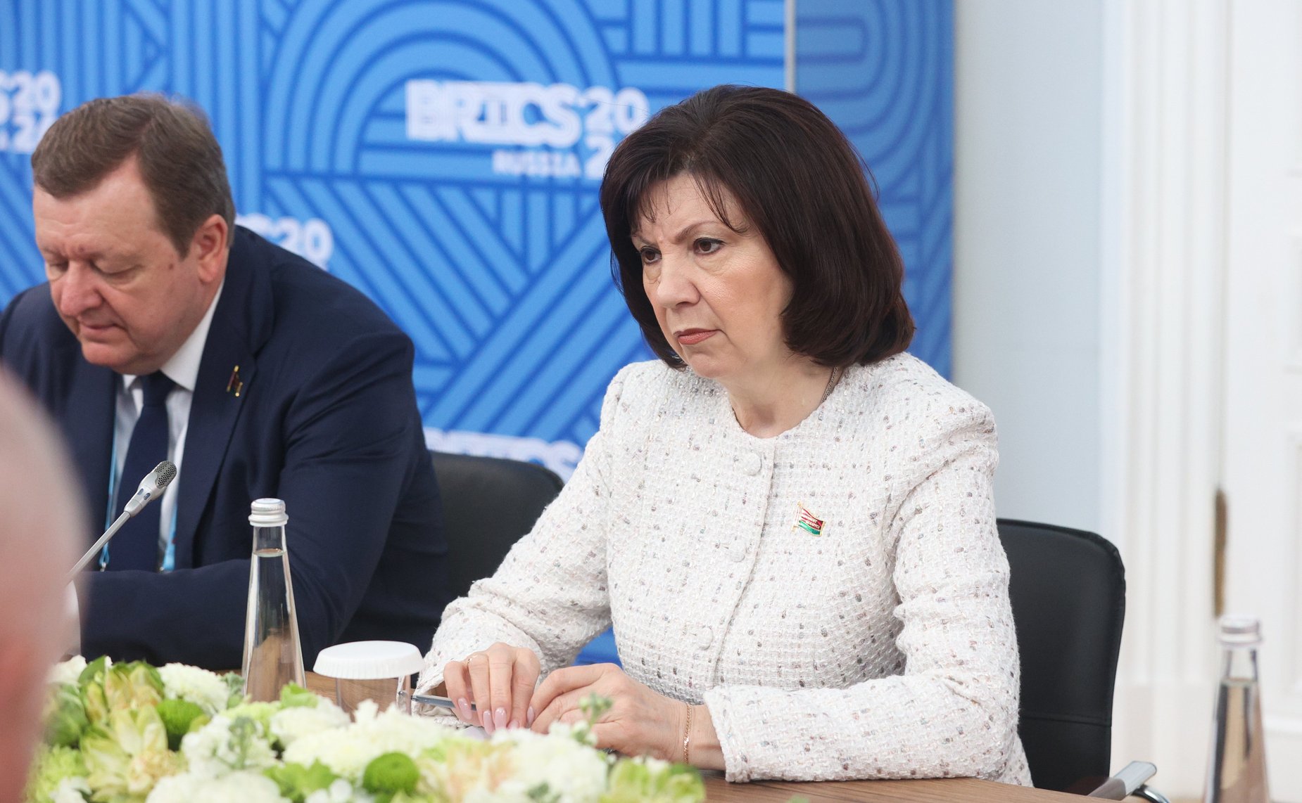 Валентина Матвиенко провела встречу с Председателем Совета Республики Национального собрания Республики Беларусь Натальей Кочановой