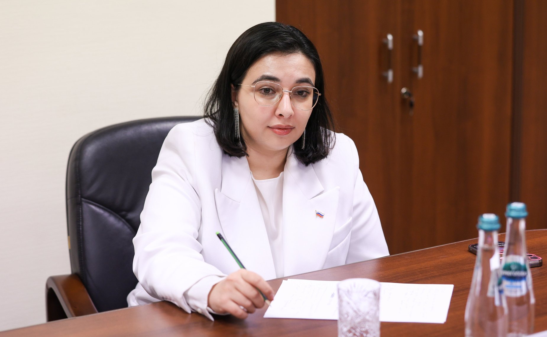 Встреча Ильяса Умаханова с чрезвычайным и полномочным послом Йеменской республики в РФ