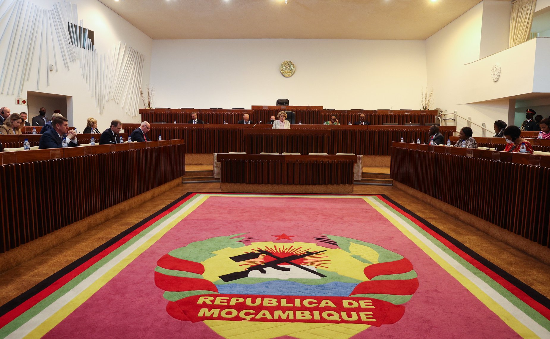 Выступление Валентины Матвиенко перед депутатами Ассамблеи Республики Мозамбик и Парламентской лигой дружбы Россия-Мозамбик