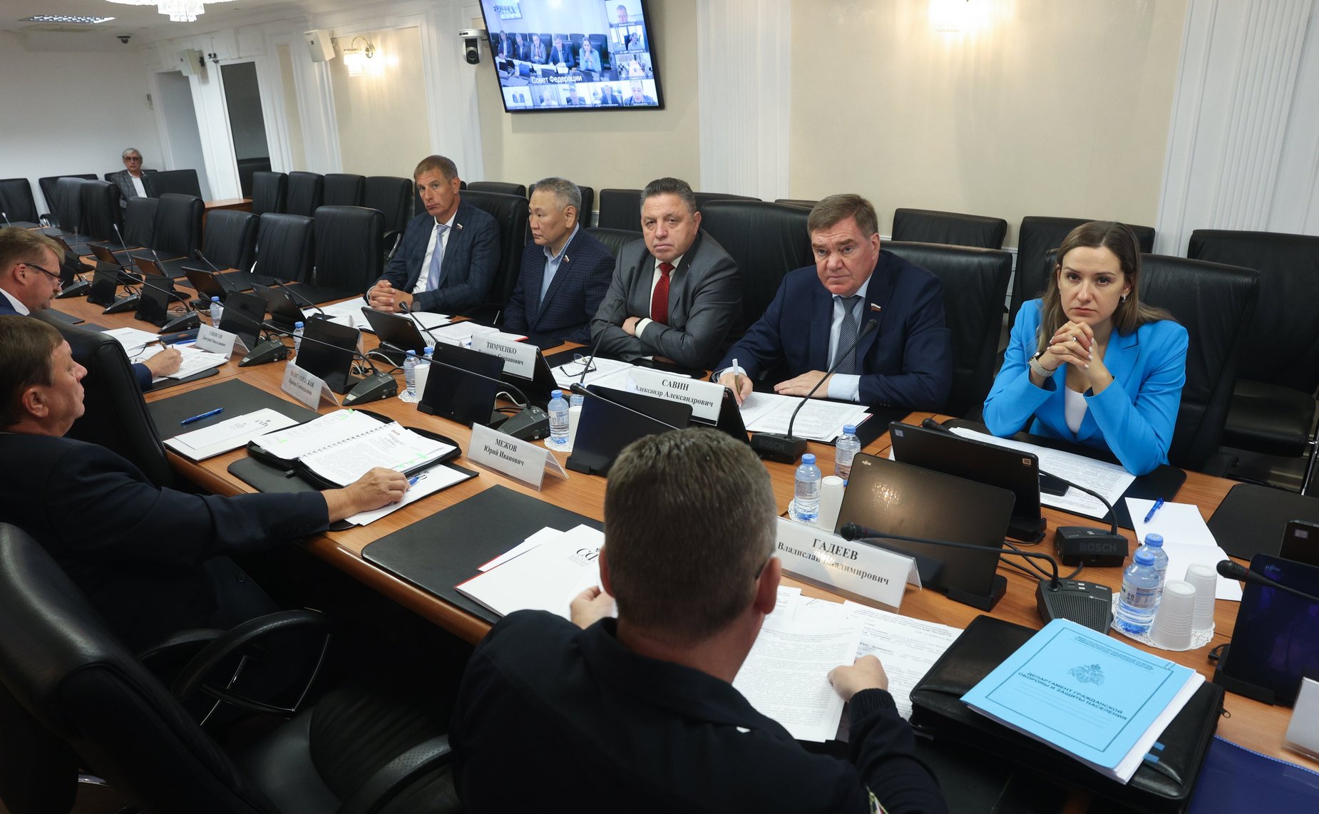 Совещание Комитета Совета Федерации по Регламенту и организации парламентской деятельности на тему «Определенияе необходимости реализации мероприятий по строительству автомобильного и железнодорожного мостовых переходов через реку Ангару»