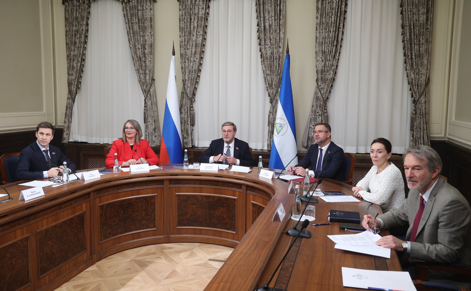 Совместное заседание групп по сотрудничеству Совета Федерации и Национальной ассамблеи Республики Никарагуа по случаю 10-й годовщины установления Дня дружбы между Россией и Никарагуа