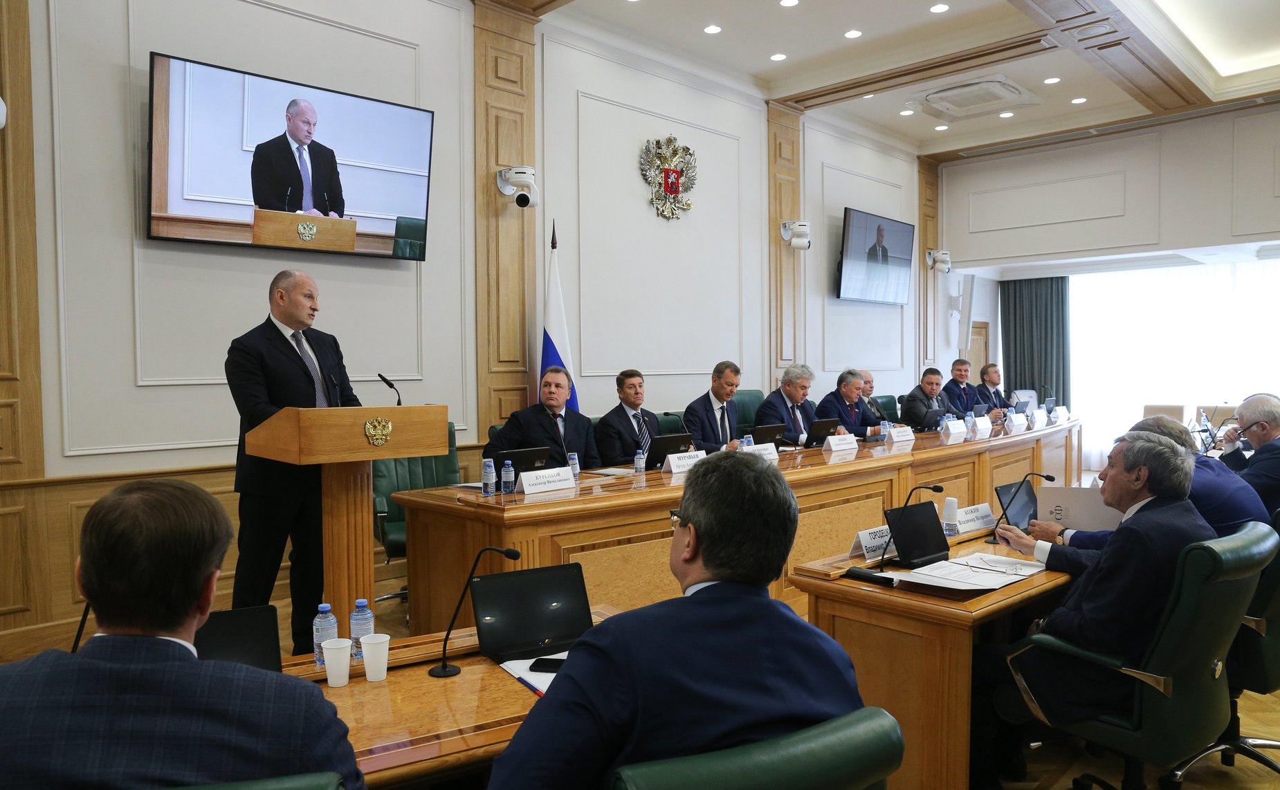 Совместное заседание комитетов СФ для проведения консультаций по кандидатуре А. Куренкова для назначения на должность главы МЧС