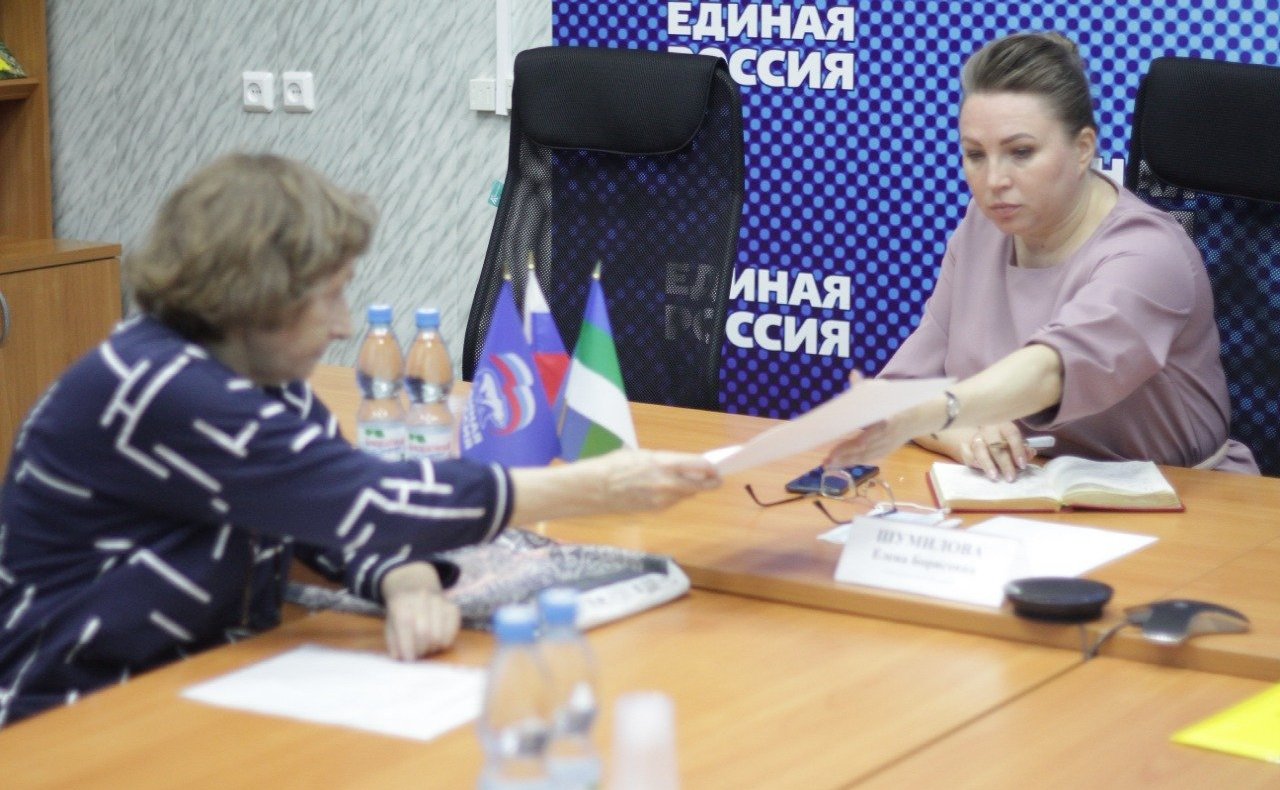 Елена Шумилова в рамках региональной недели провела личный прием граждан
