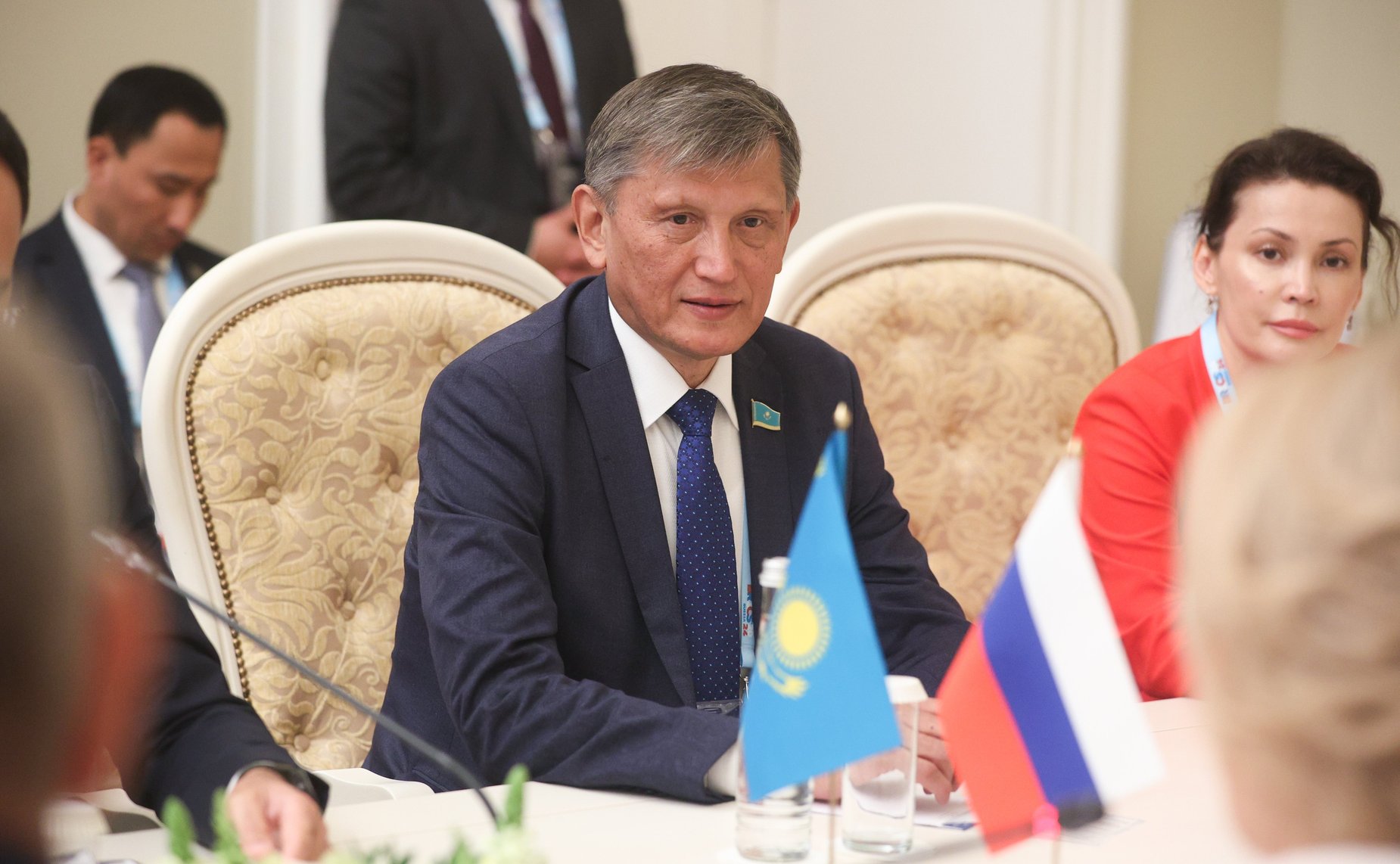 Встреча Валентины Матвиенко с Председателем Сената Парламента Республики Казахстан Мауленом Ашимбаевым