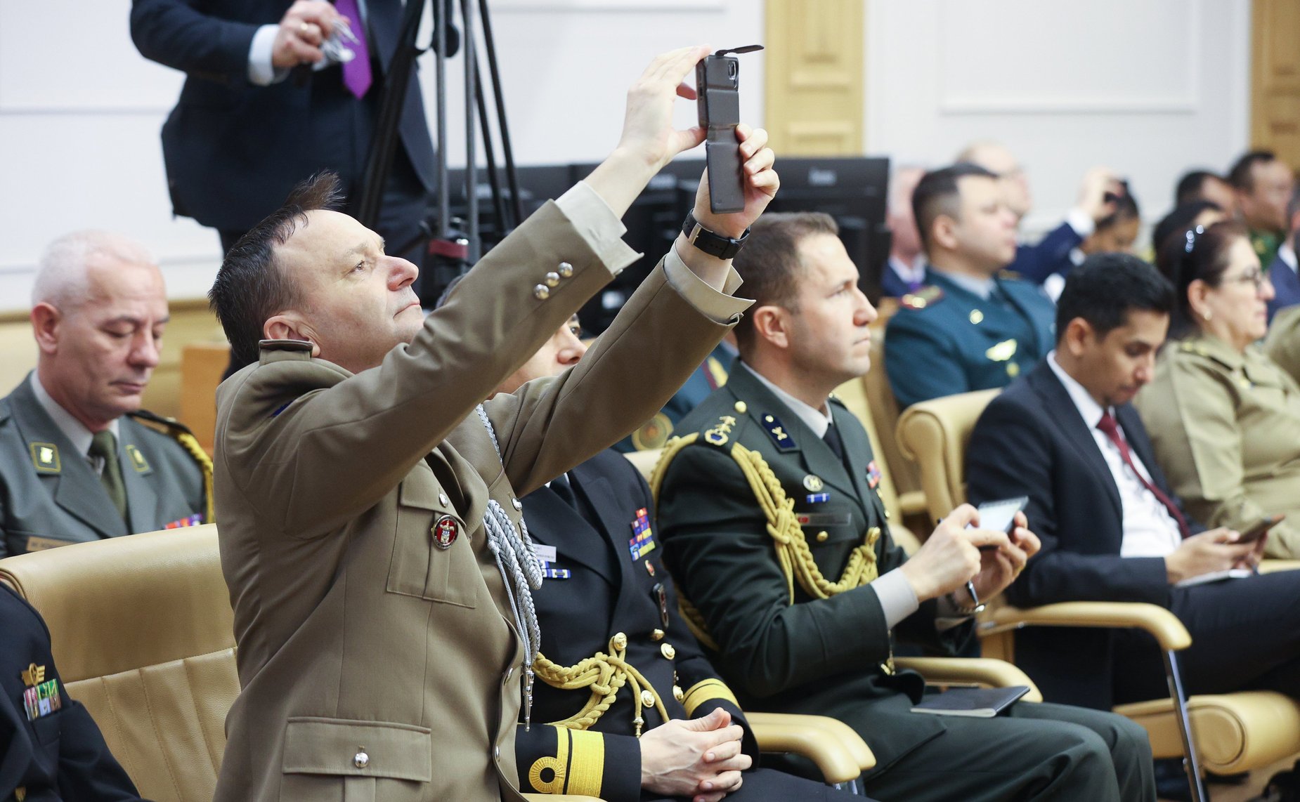 Брифинг для военных атташе иностранных государств, аккредитованных в Российской Федерации