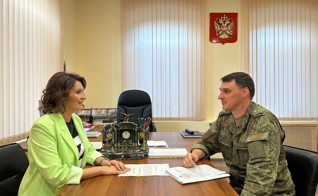 Маргарита Павлова провела рабочую встречу с военным комендантом Челябинской области
